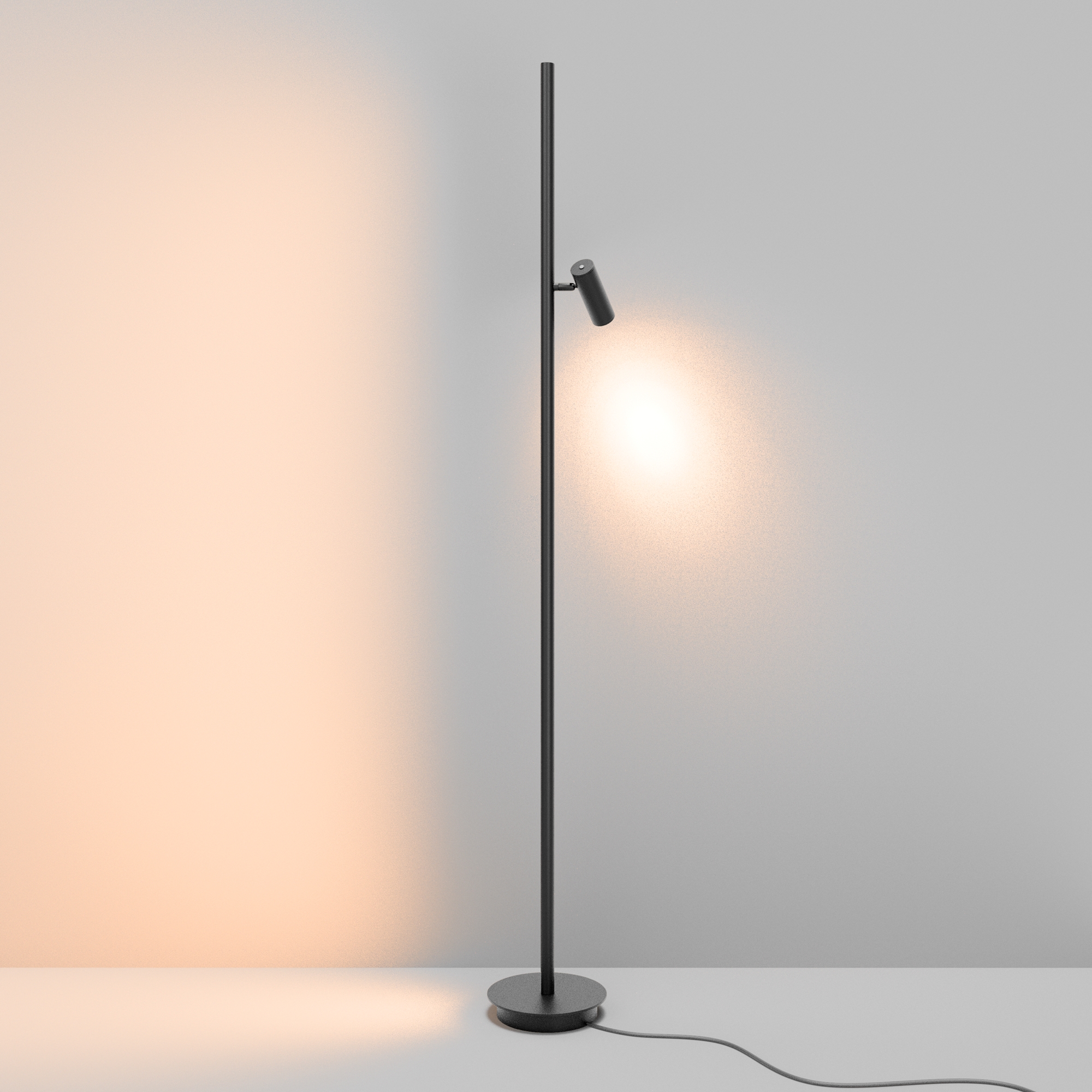 Lampadar Thin, Aluminiu Negru, 14W, MAYTONI MOD395FL-L28B3K [10]