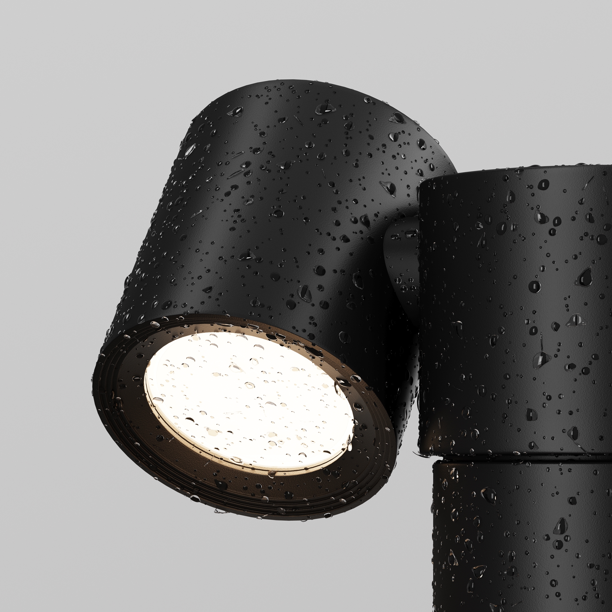 Corp de iluminat peisagistic Wall Street, Aluminiu Negru, 50W, MAYTONI O010FL-01B [6]