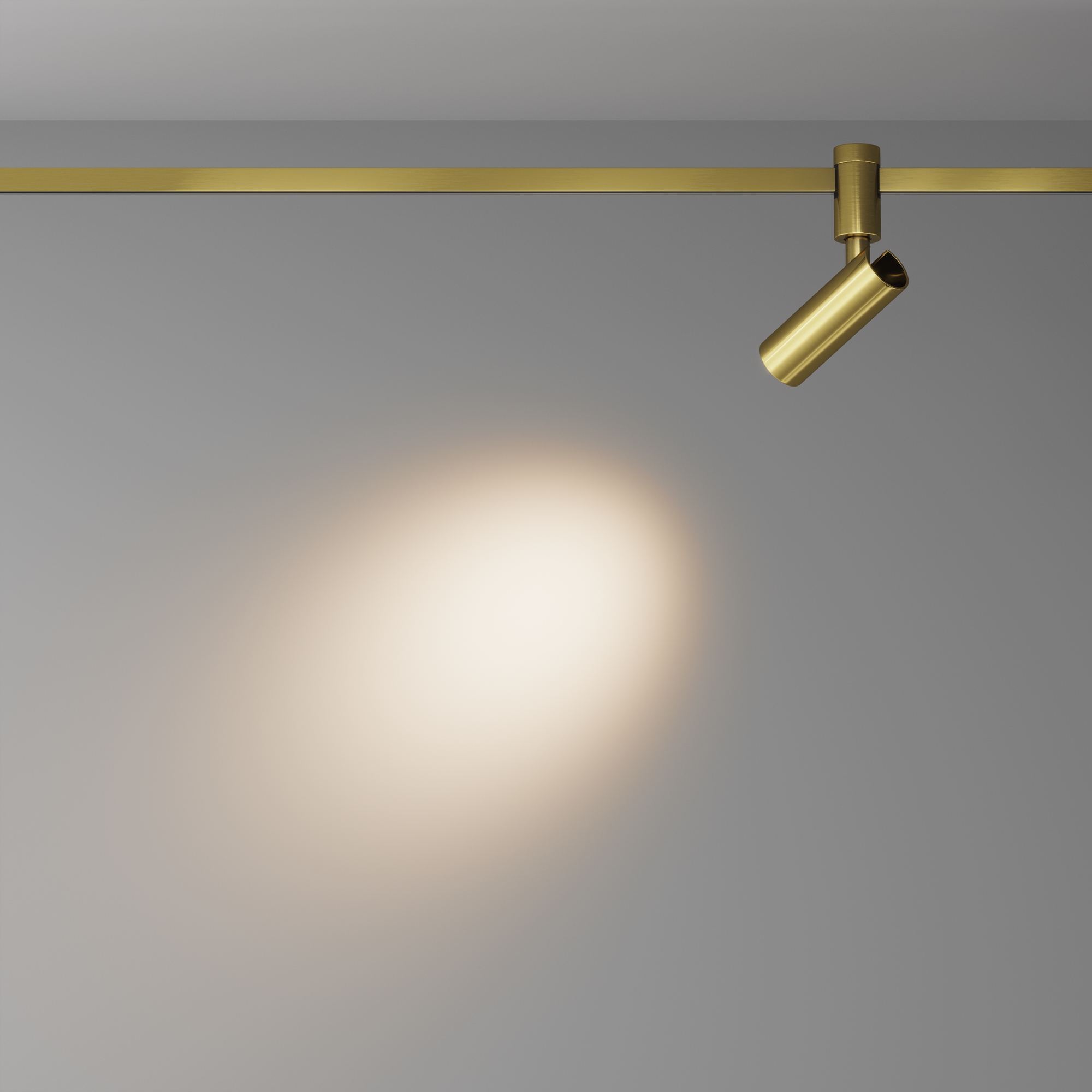 Corp de iluminat pe șină Focus Led, Aluminiu Alamă, 5W, MAYTONI TR144-1-5W2.7K-W-BS-DE [7]