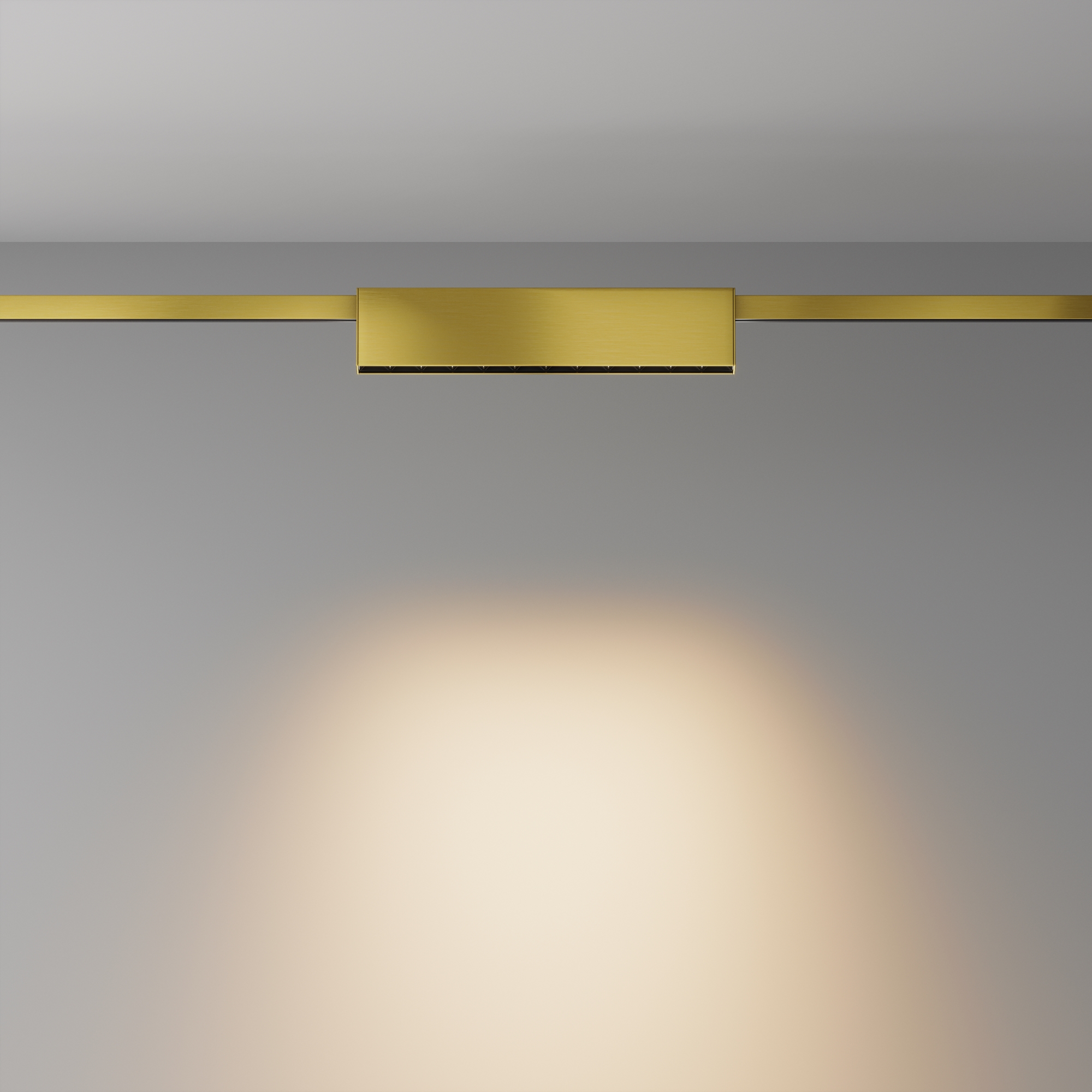 Corp de iluminat pe șină Points, Aluminiu Alamă, 12W, MAYTONI TR150-1-12W2.7K-M-BS-DE [7]