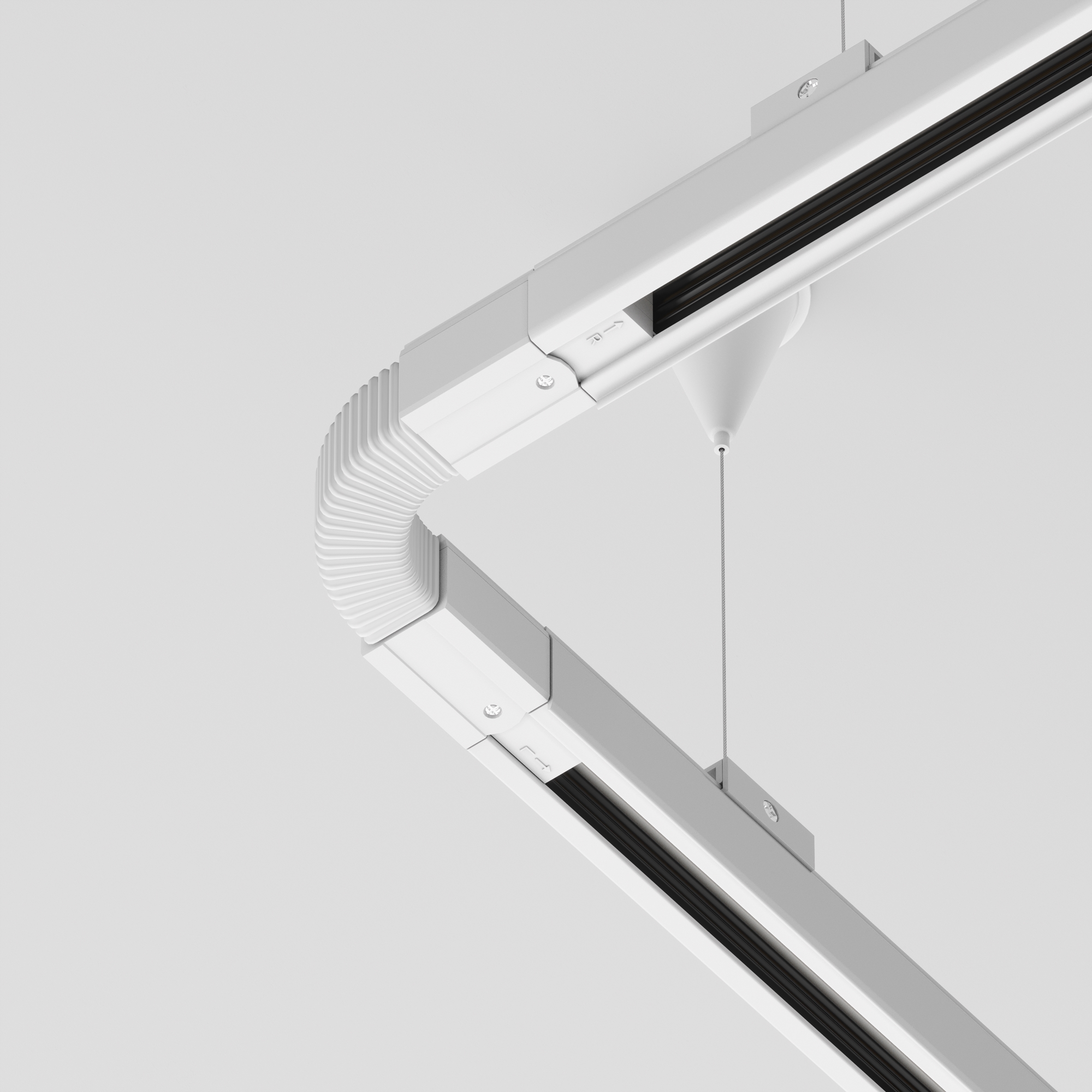 Componente sub tensiune pentru sisteme de iluminat Accesorii pentru șine Trinity, Plastic Alb, -W, MAYTONI TRA005CF-31W [4]