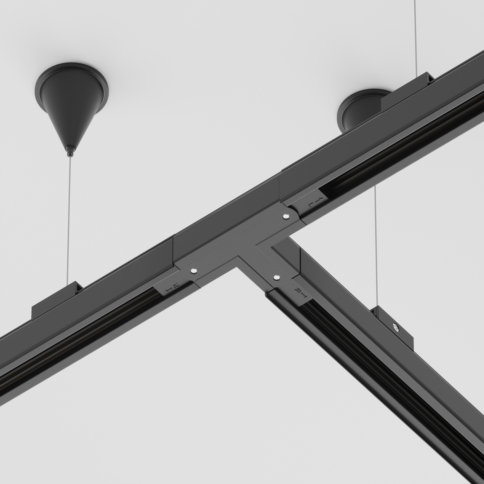 Componente sub tensiune pentru sisteme de iluminat Accesorii pentru șine Trinity, Plastic Negru, -W, MAYTONI TRA005CT-31B-R [4]