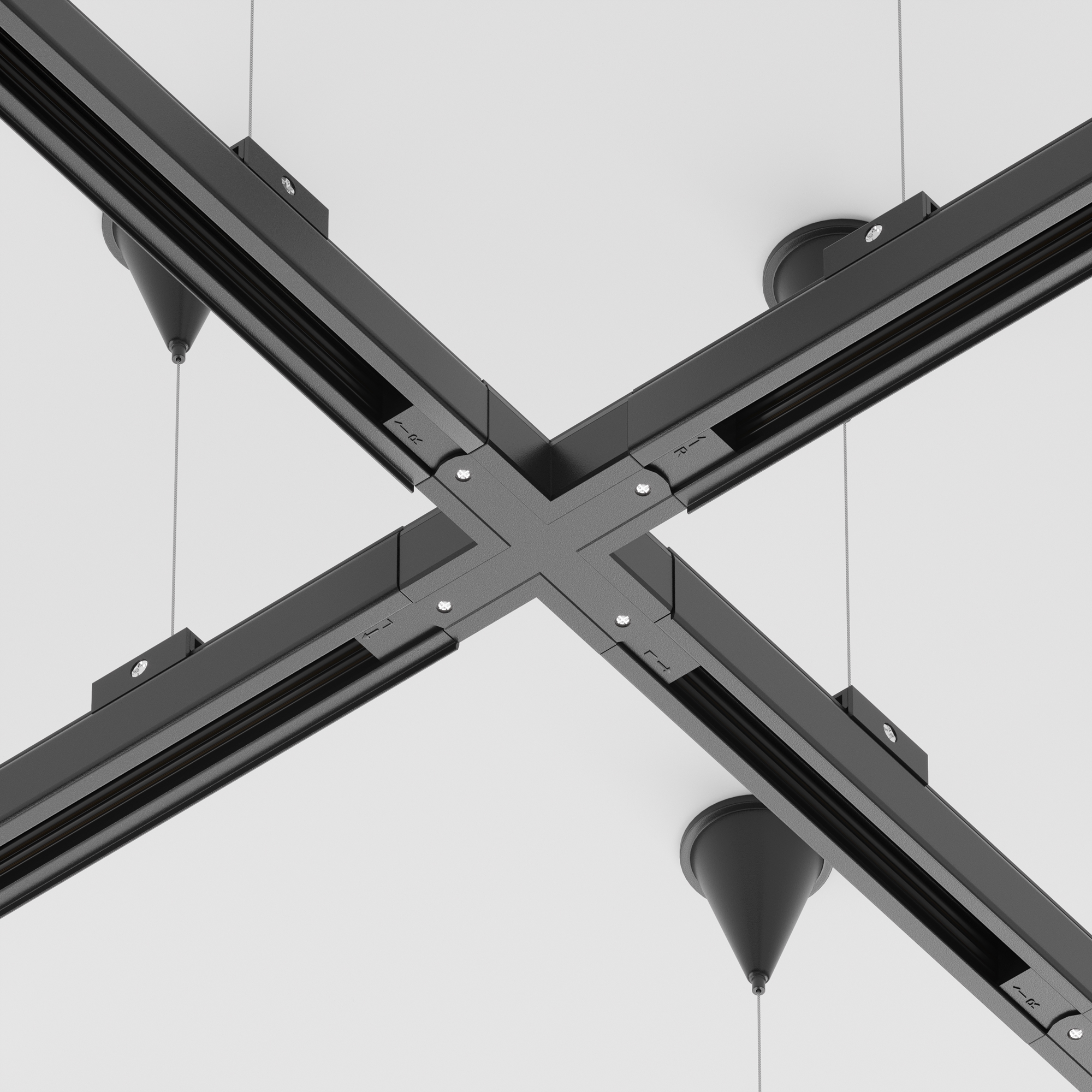 Componente sub tensiune pentru sisteme de iluminat Accesorii pentru șine Trinity, Plastic Negru, -W, MAYTONI TRA005CX-31B [4]