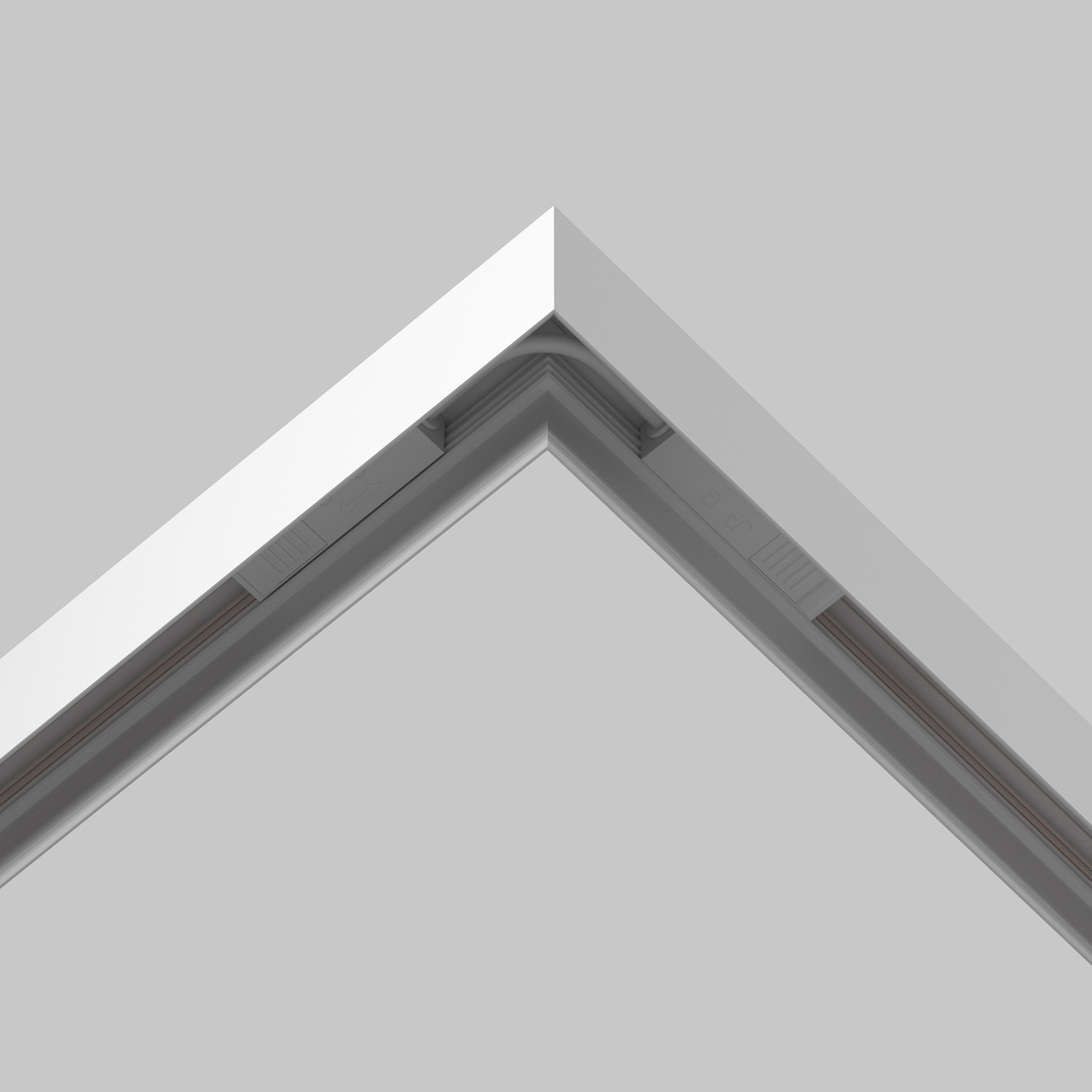 Componente sub tensiune pentru sisteme de iluminat Accesorii pentru șine Exility, Plastic Alb, -W, MAYTONI TRA034CPC-42W-15-1 [4]