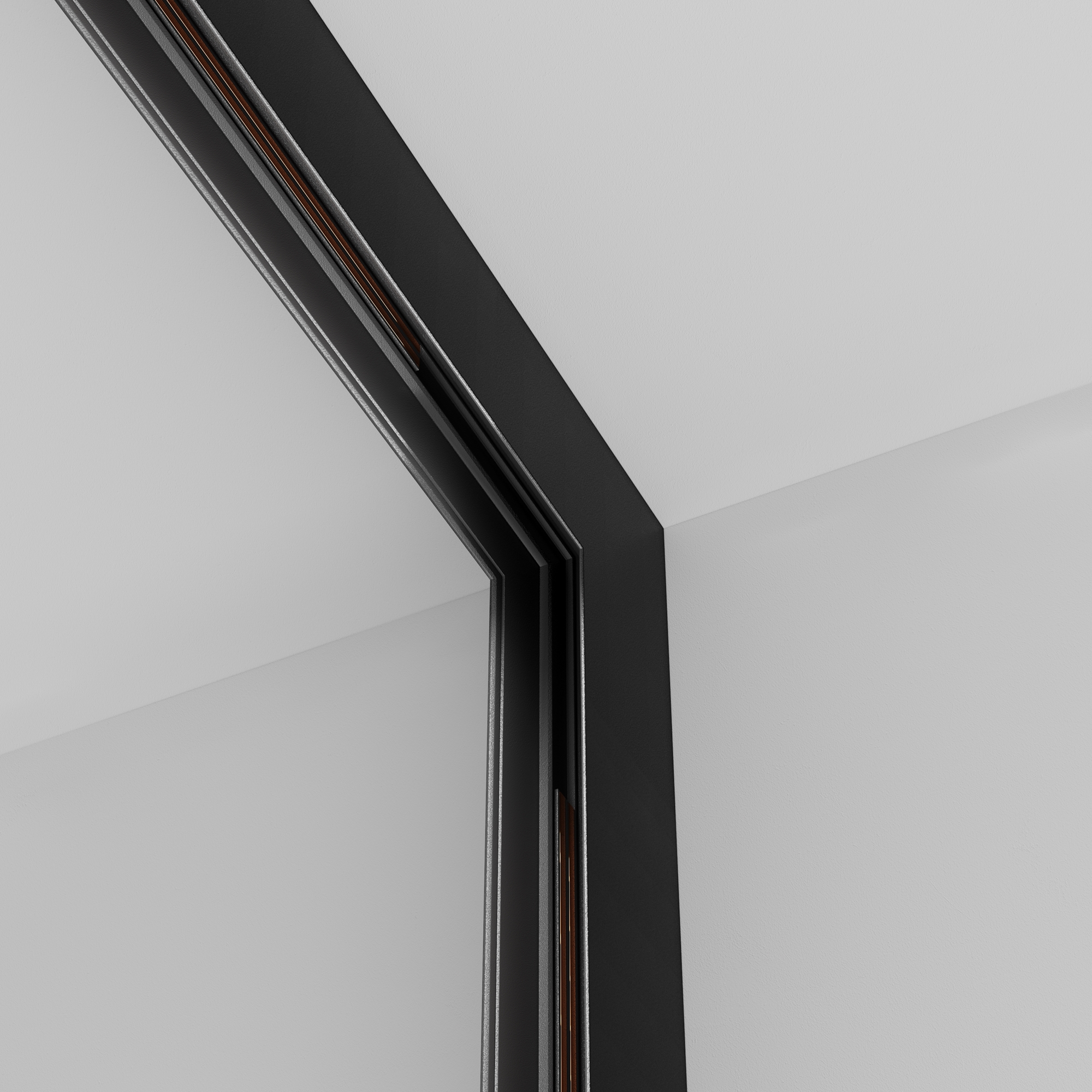 Componente pentru sistem de șină cu montaj pe suprafață Accesorii pentru șine Exility, Aluminiu Negru, -W, MAYTONI TRA034ICL-41B [3]