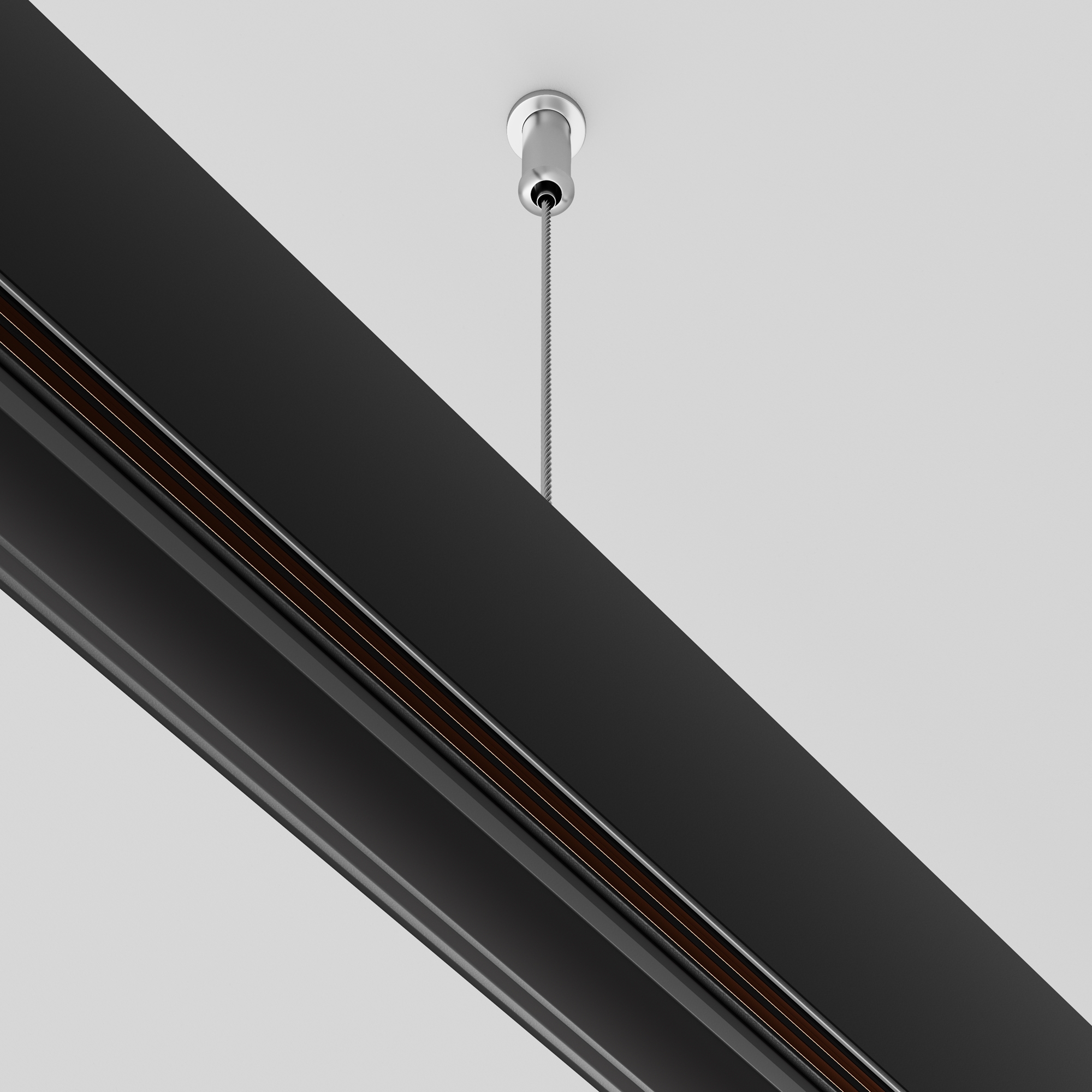 Componente pentru sistem de șină cu montaj pe suprafață Accesorii pentru șine Exility, Oțel inoxidabil Negru, -W, MAYTONI TRA034SW-2B [4]