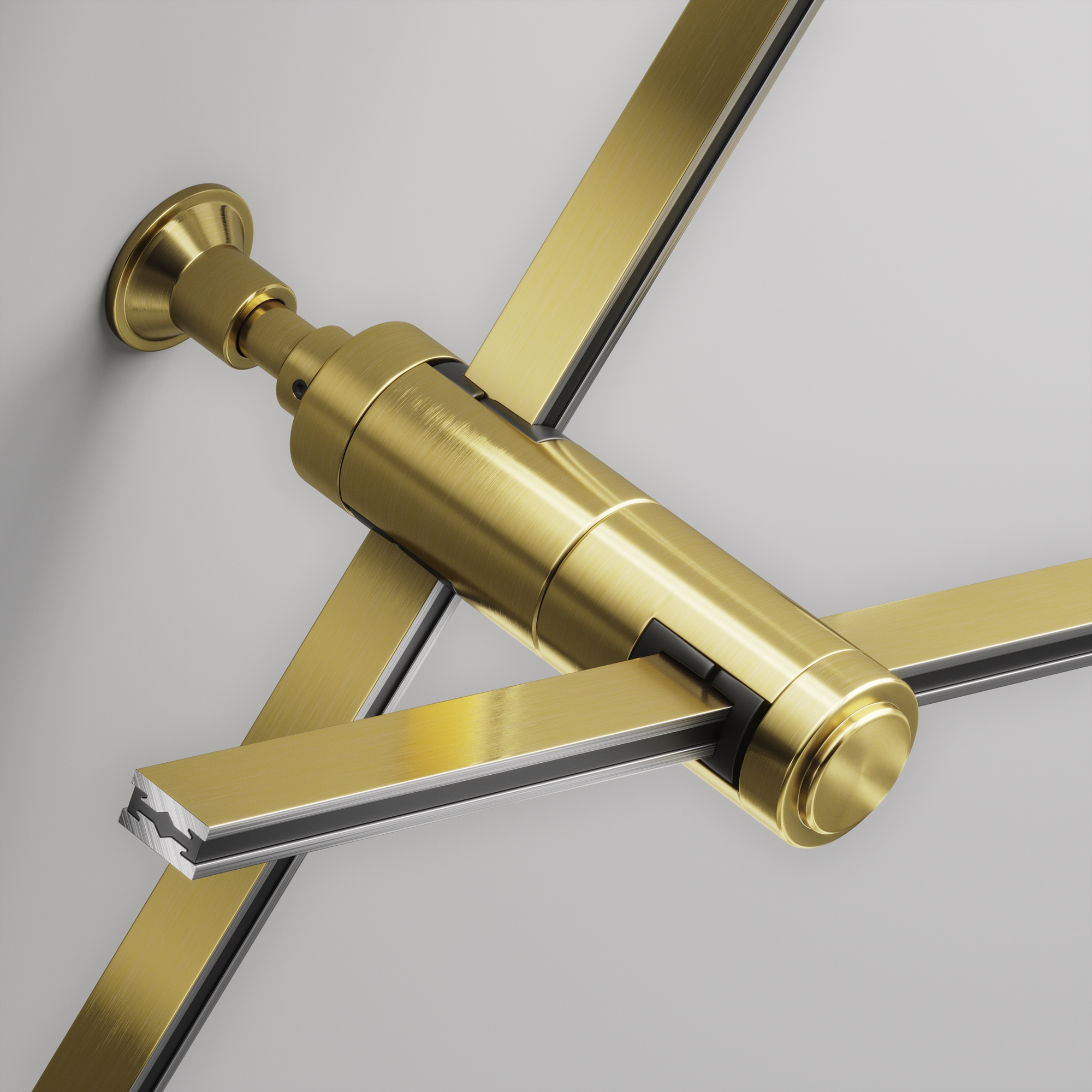 Componente sub tensiune pentru sisteme de iluminat Accesorii pentru șine Flarity, Aluminiu Alamă, -W, MAYTONI TRA155CW-D1-BS [3]