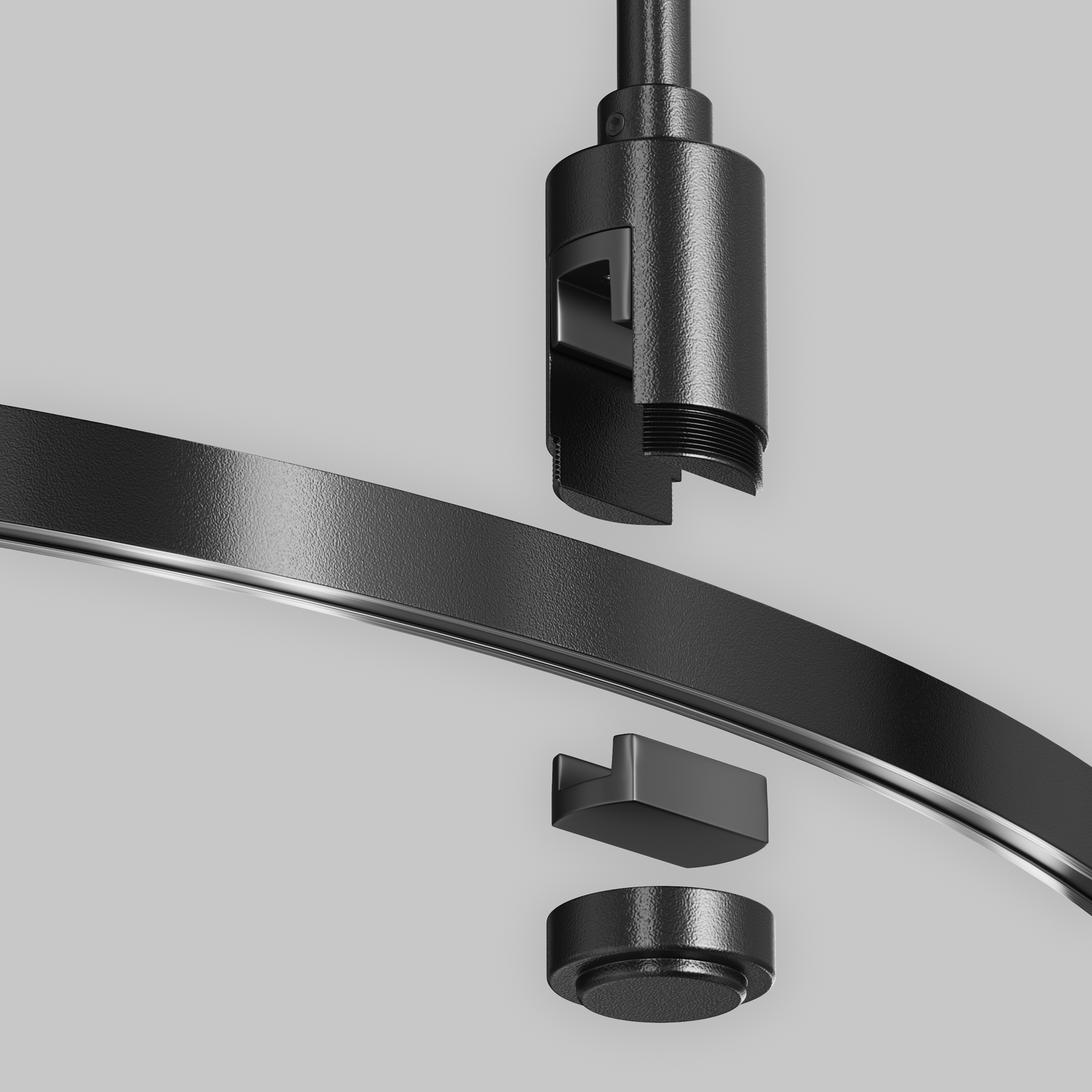 Șină cu montaj pe suprafață/suspendat Sisteme de șine Flarity Negru Aluminiu -W MAYTONI TRX154-SR-D650-B [4]
