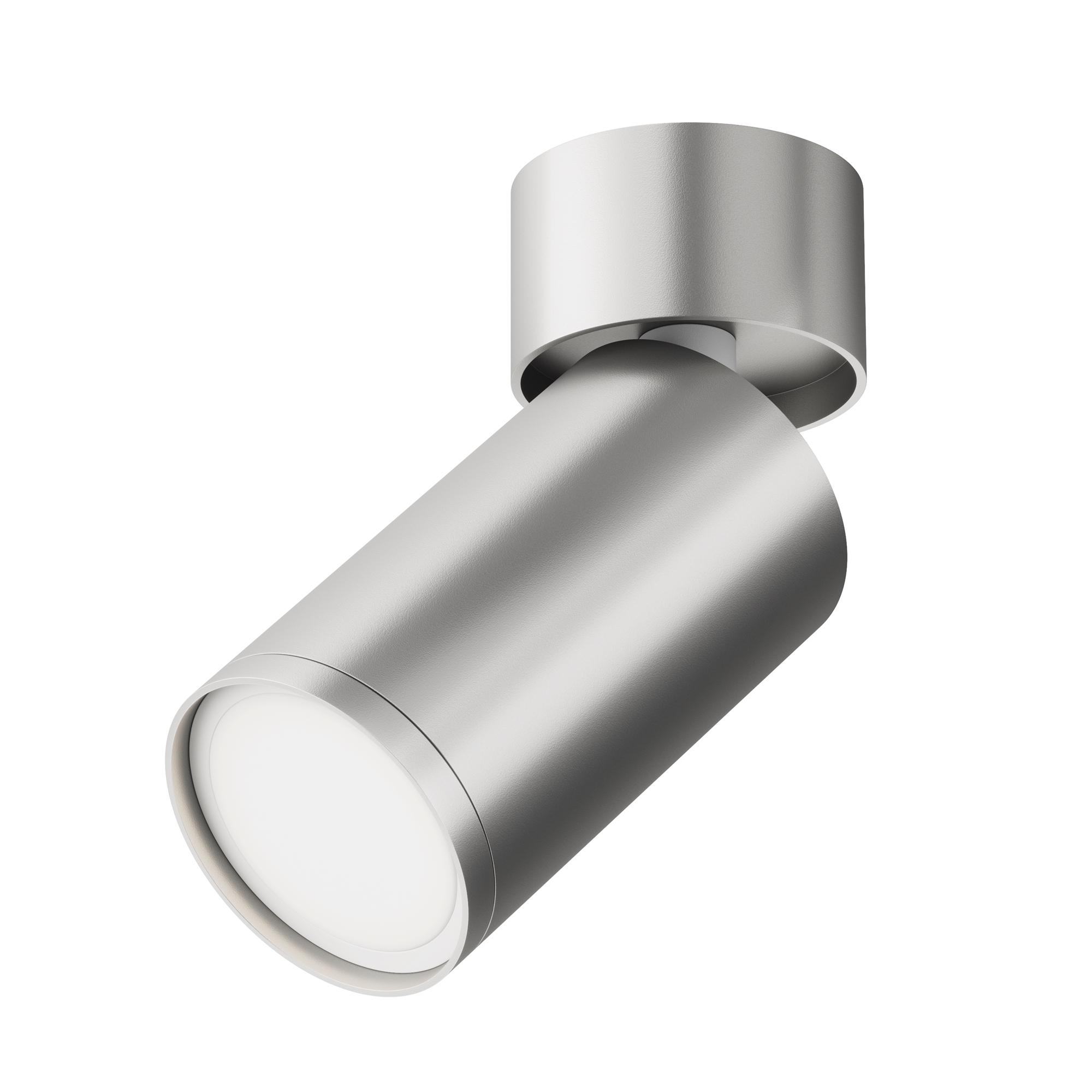 Produse - Plafonieră FOCUS S, Aluminiu Argintiu mat, 10W, MAYTONI C050CL-U-1S