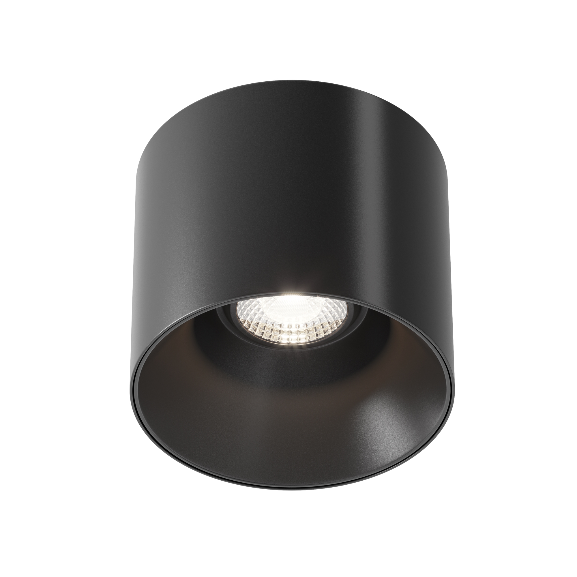 Iluminat - Plafonieră Alfa LED, Aluminiu și plastic Negru, 25W, MAYTONI C064CL-01-25W4K-D-RD-B