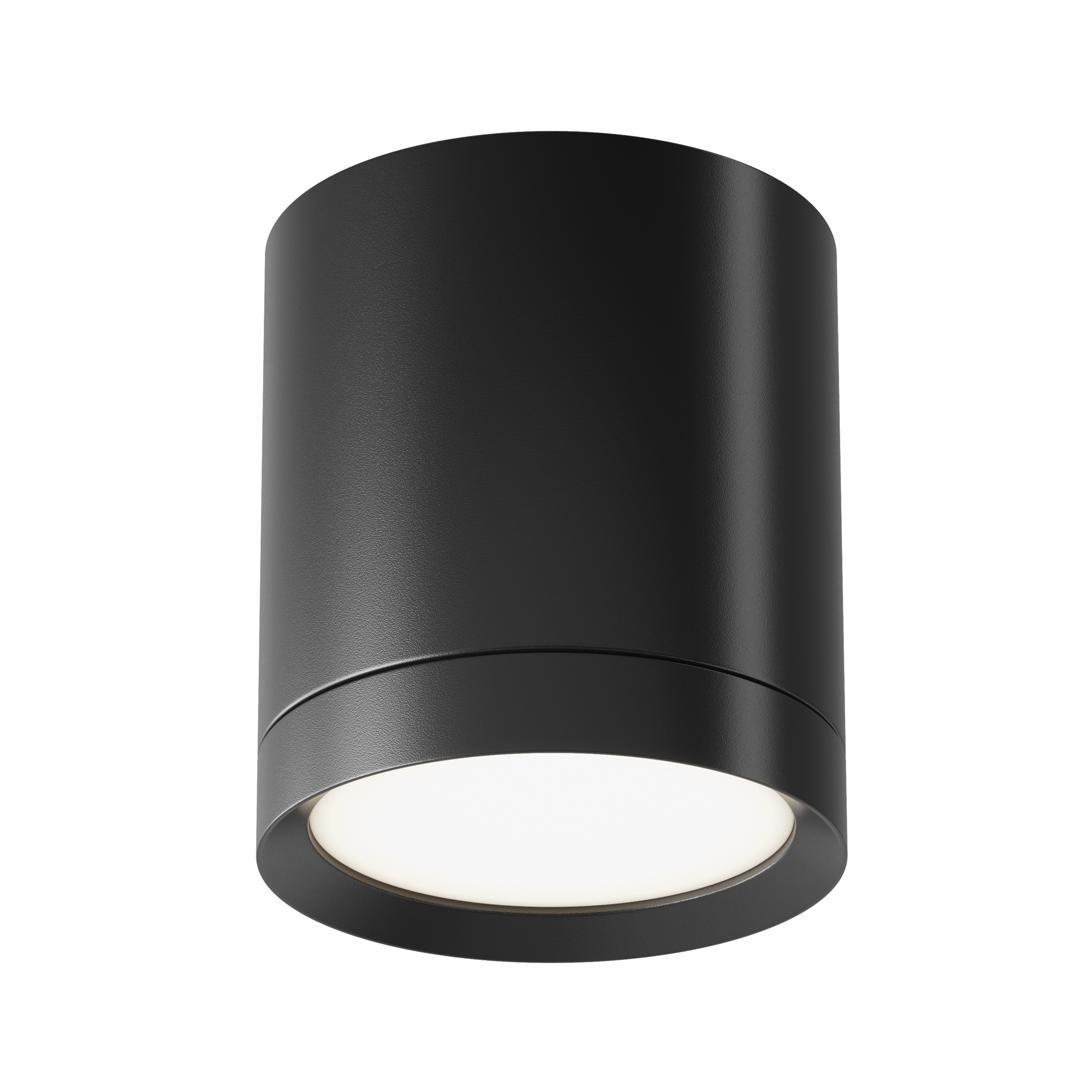 Produse - Plafonieră HOOP, Aluminiu și plastic Negru, 12W, MAYTONI C086CM-GX53-MRD-B