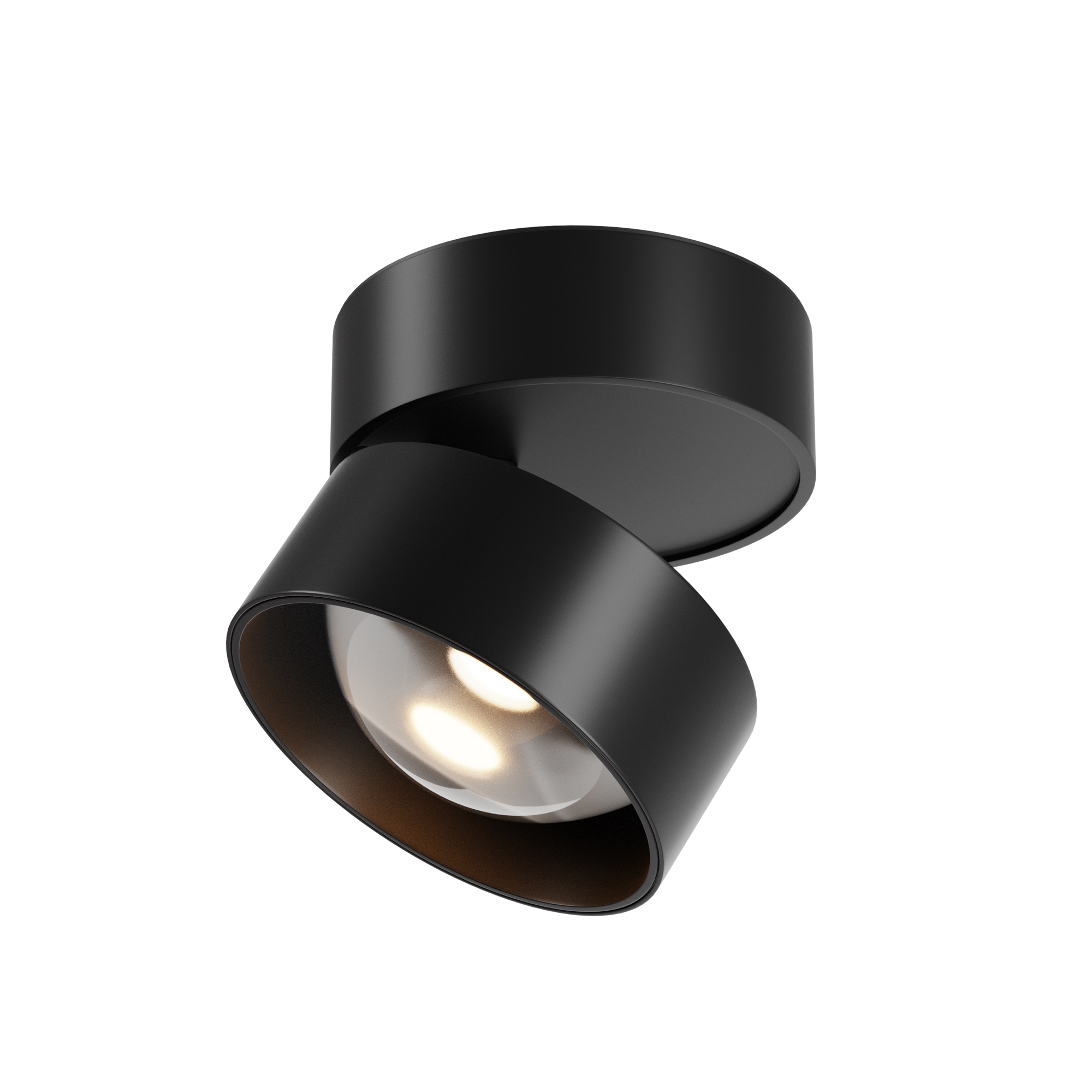 Produse - Plafonieră Lentil Negru Aluminiu 12W MAYTONI C220CL-12W3K-B