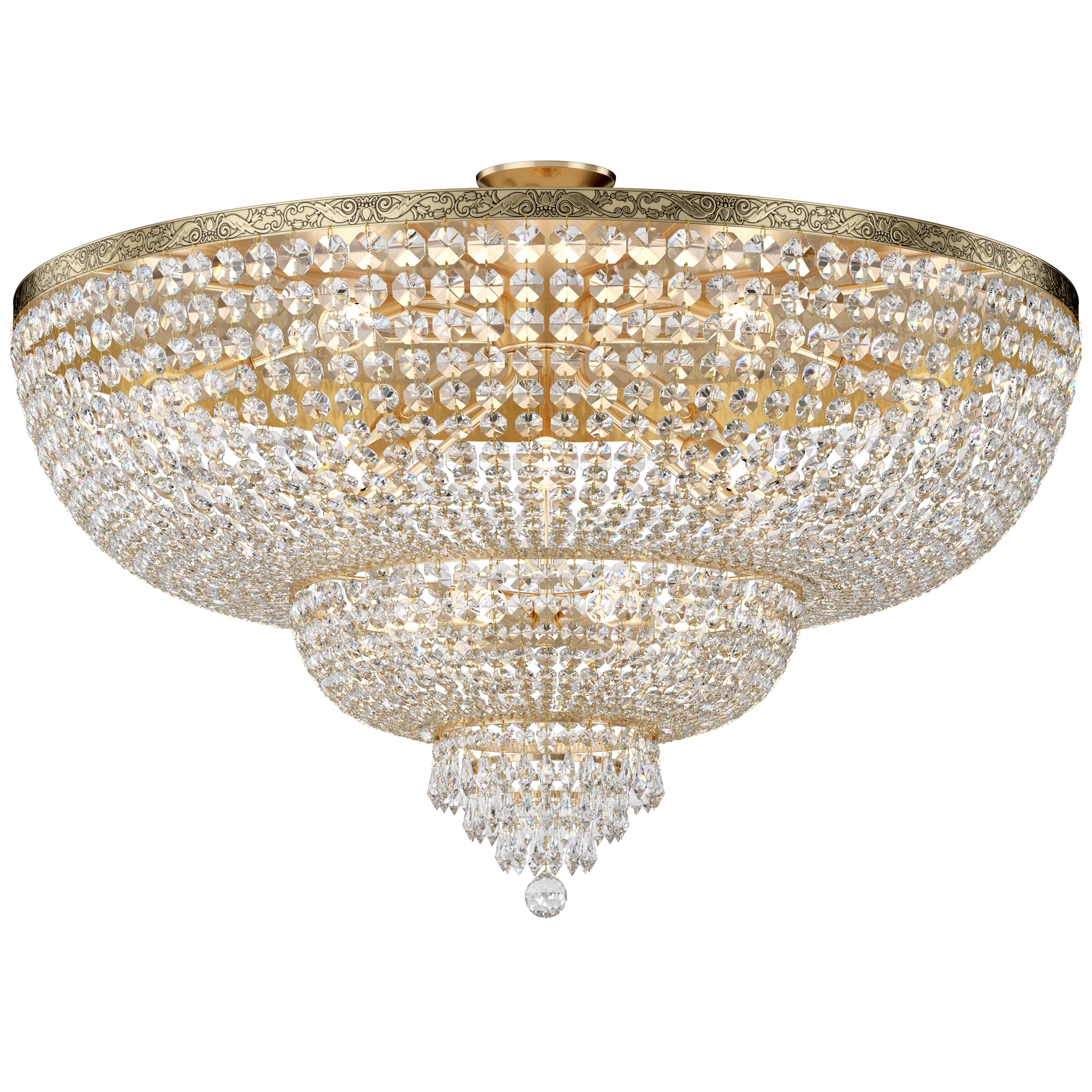 Plafonieră PALACE, Metal Auriu, 60W, MAYTONI DIA890-CL-18-G [5]