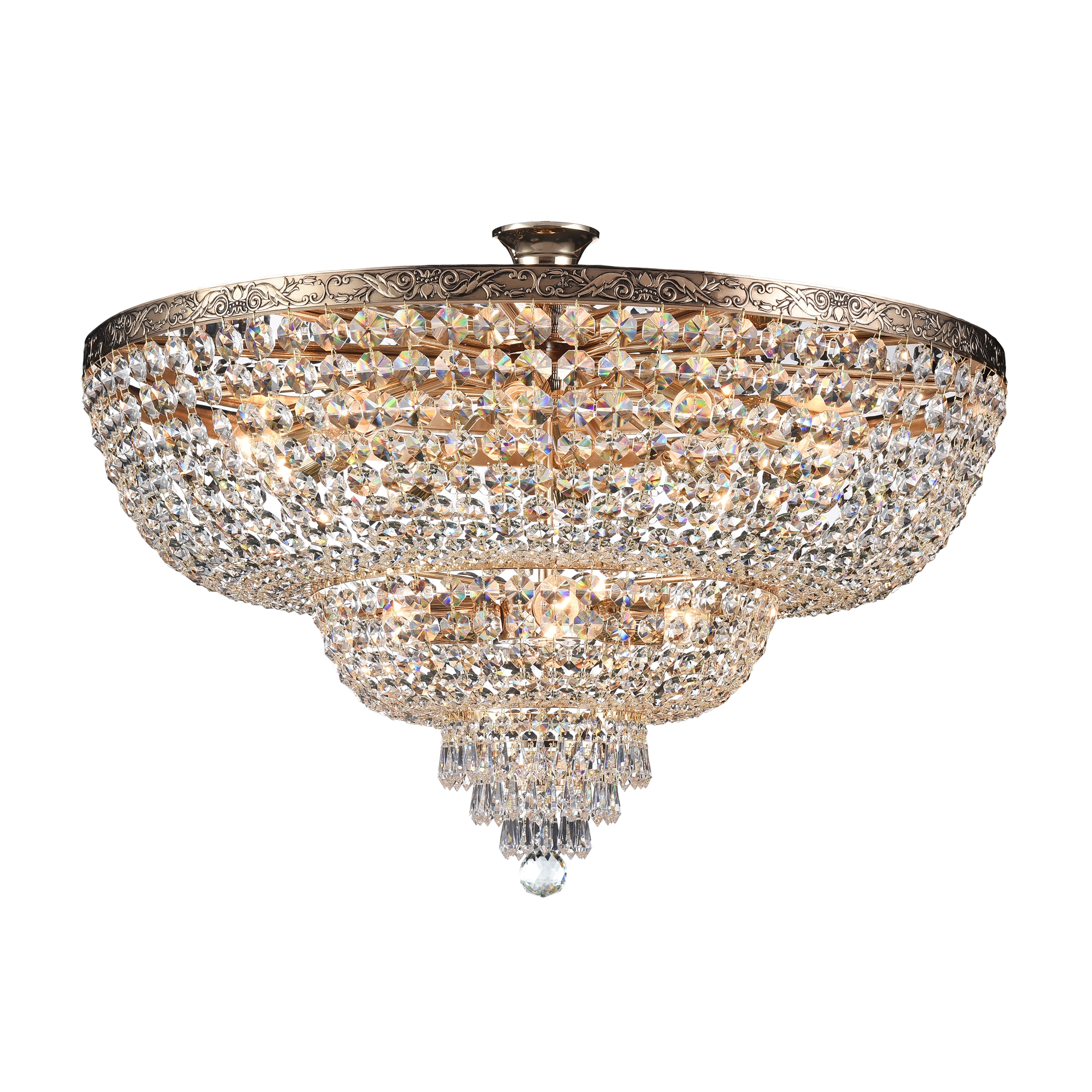 Candelabre - Plafonieră PALACE, Metal Auriu, 60W, Maytoni DIA890-CL-18-G DIA891-CL-14-G