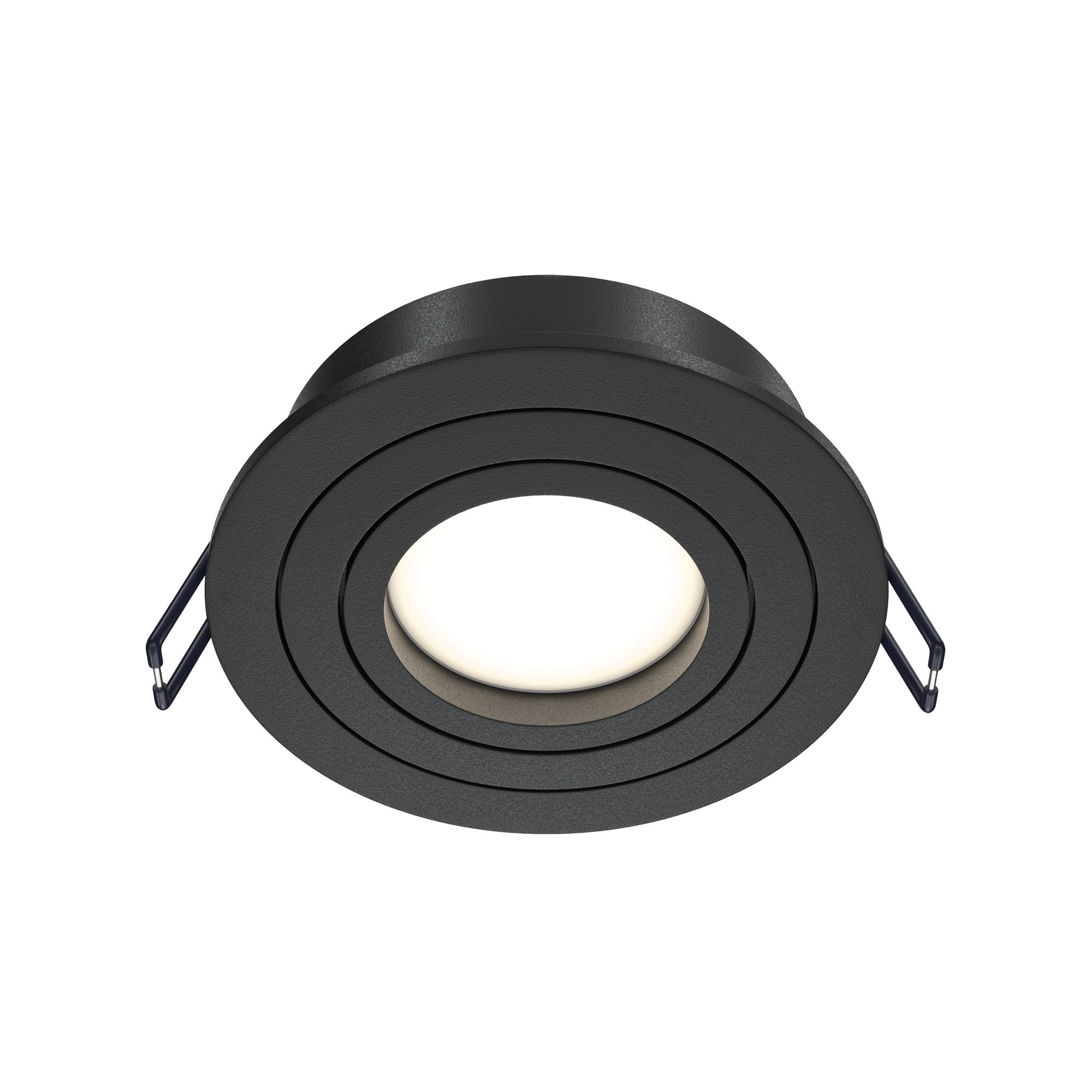 Iluminat - Corp de iluminat încastrat Atom, Aluminiu Negru, 10W, MAYTONI DL023-2-01B