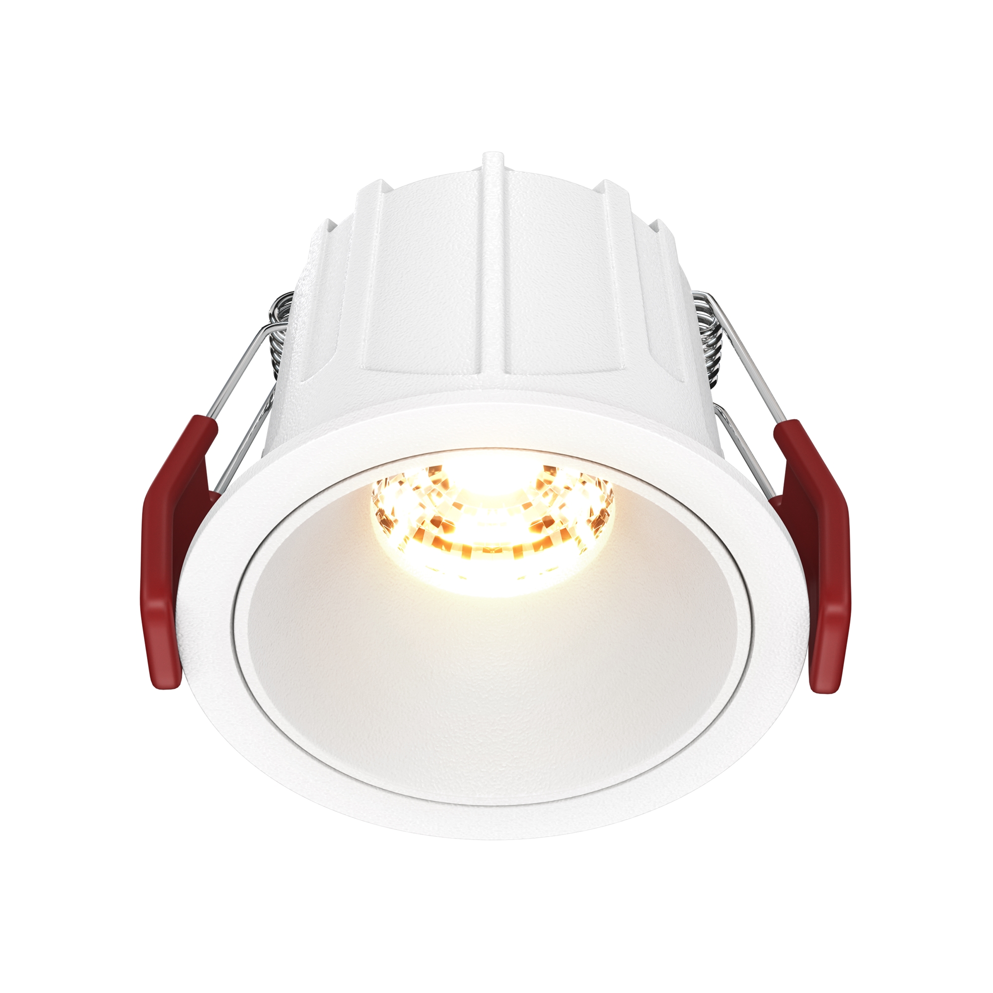 Spoturi si becuri - Corp de iluminat încastrat Alfa LED, Aluminiu Alb, 10W, MAYTONI DL043-01-10W2.7K-RD-W-DE