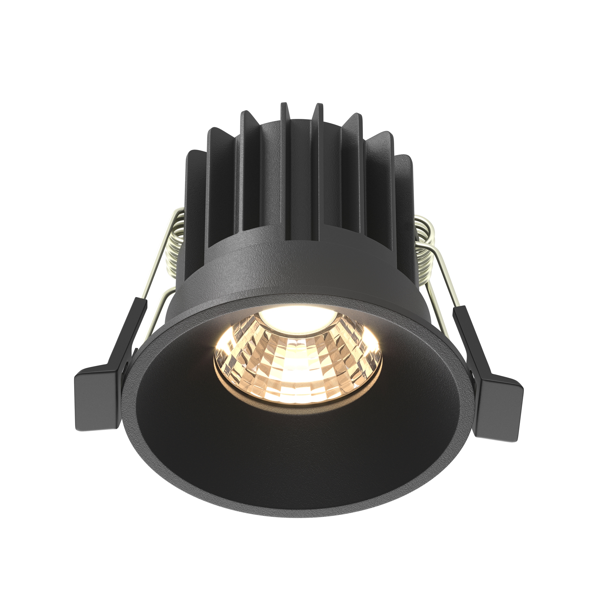 Produse - Corp de iluminat încastrat Rotund, Aluminiu Negru, 7W, MAYTONI DL058-7W3K-B