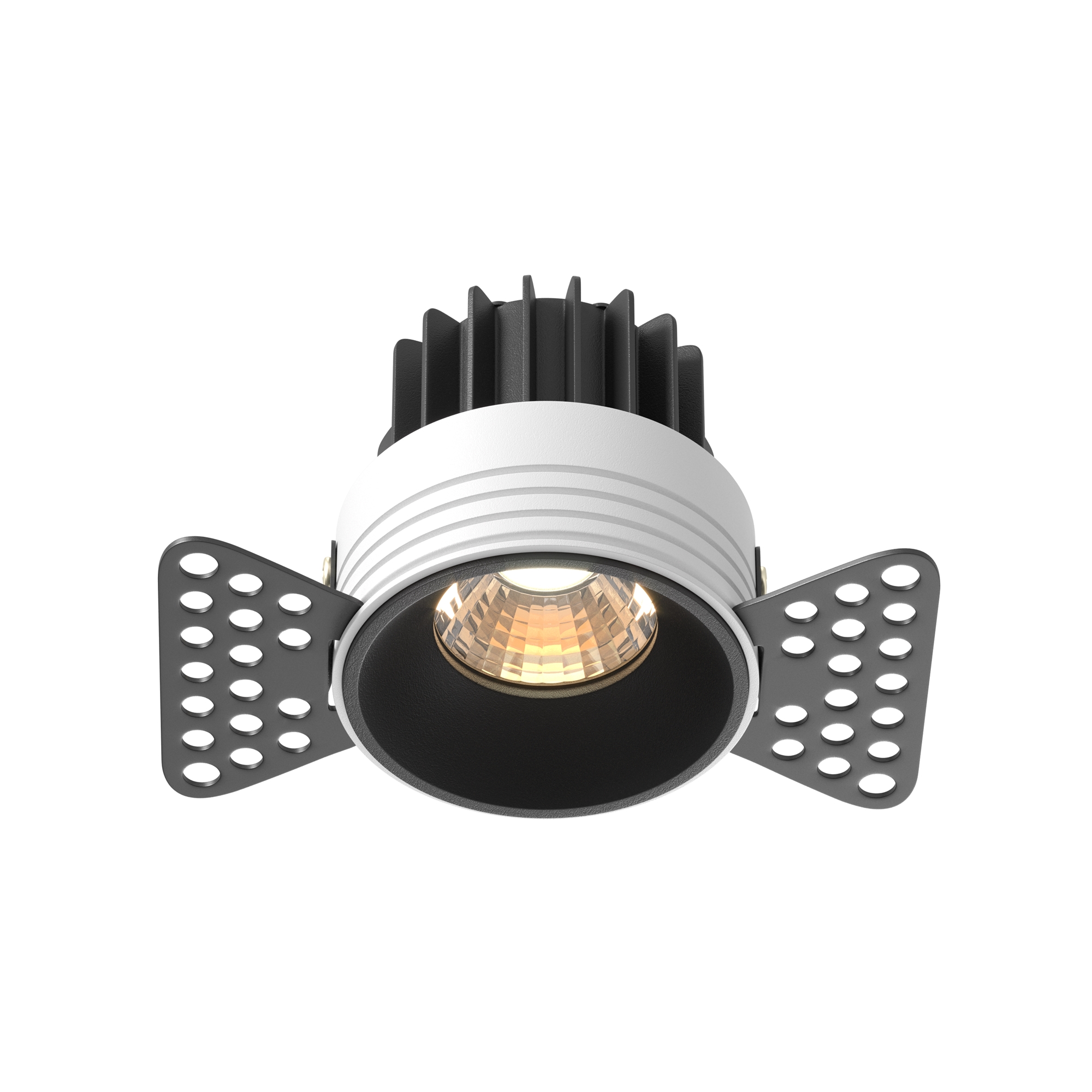Produse - Corp de iluminat încastrat Rotund, Aluminiu Negru, 7W, MAYTONI DL058-7W3K-TRS-B