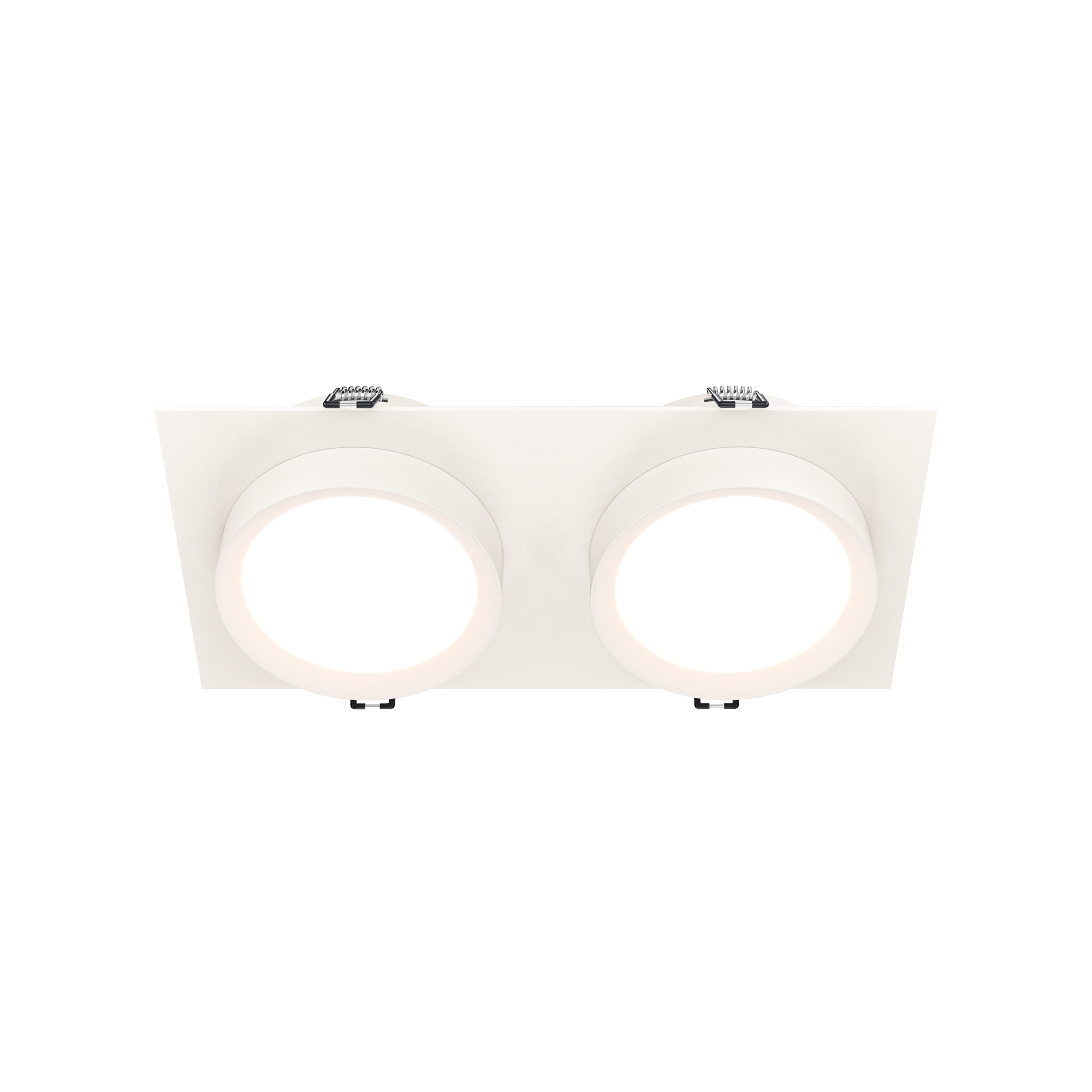 Produse - Corp de iluminat încastrat HOOP, Aluminiu și plastic Alb, 12W, MAYTONI DL086-02-GX53-SQ-W