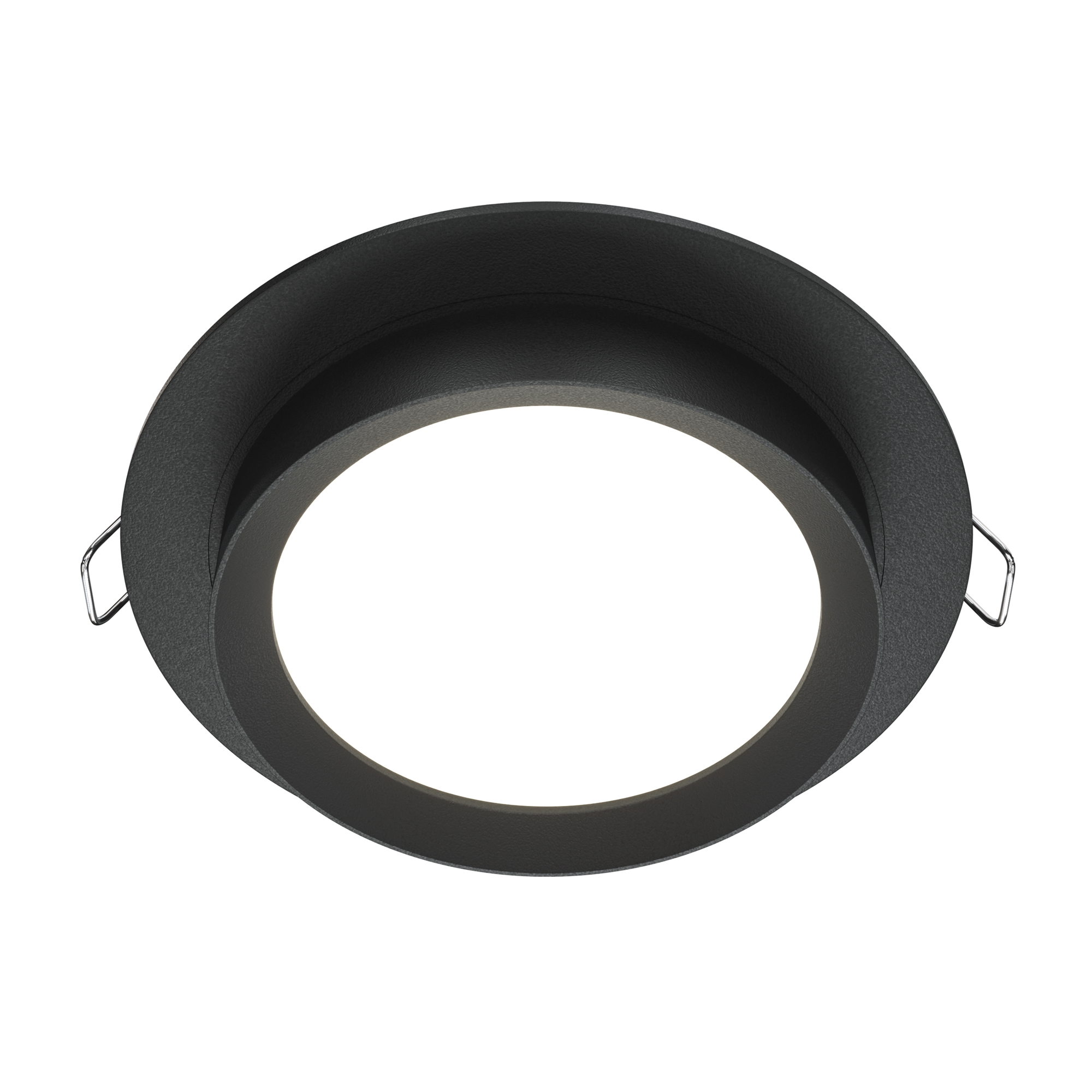 Produse - Corp de iluminat încastrat HOOP, Aluminiu și plastic Negru, 12W, MAYTONI DL086-GX53-RD-B