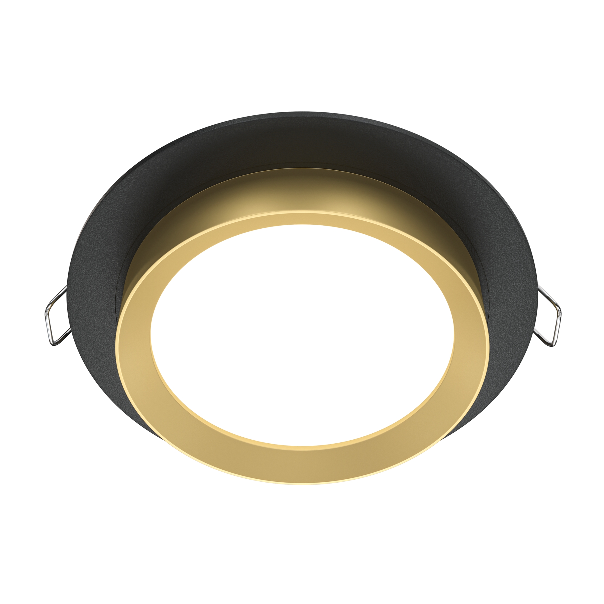 Produse - Corp de iluminat încastrat HOOP, Aluminiu și plastic Negru, 12W, MAYTONI DL086-GX53-RD-BG