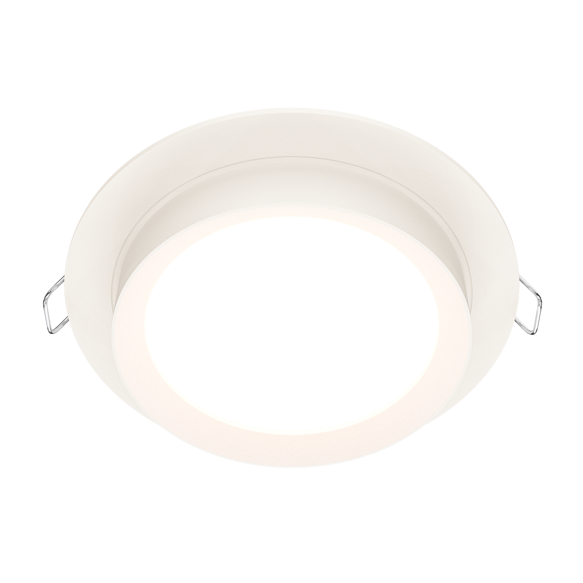 Produse - Corp de iluminat încastrat HOOP, Aluminiu și plastic Alb, 12W, MAYTONI DL086-GX53-RD-W