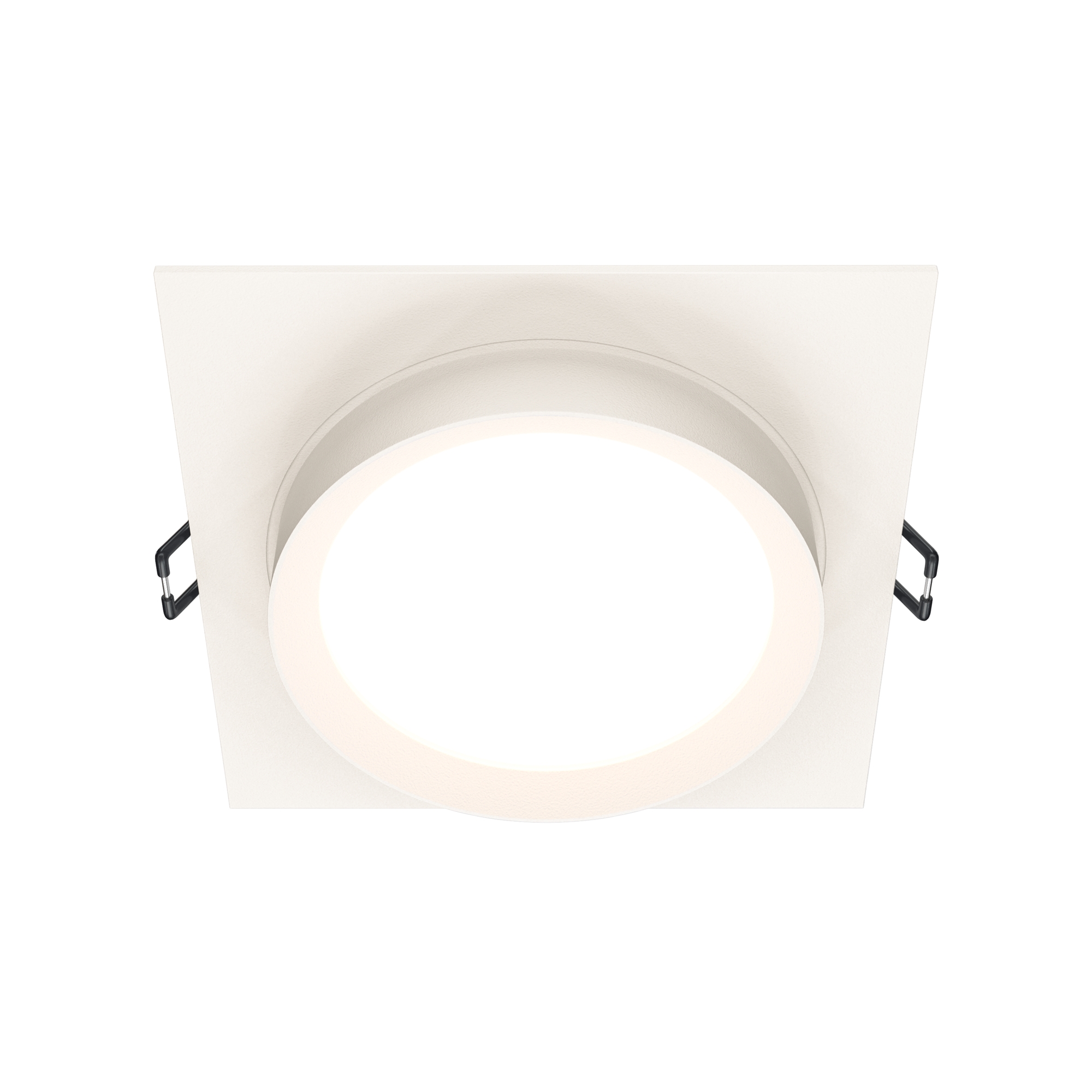 Produse - Corp de iluminat încastrat HOOP, Aluminiu și plastic Alb, 12W, MAYTONI DL086-GX53-SQ-W