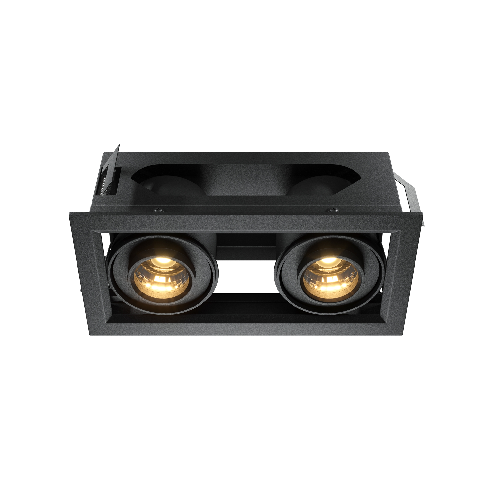 Produse - Corp de iluminat încastrat Metal Modern, Aluminiu, metal Negru, 20W, MAYTONI DL093-02-10W3K-B