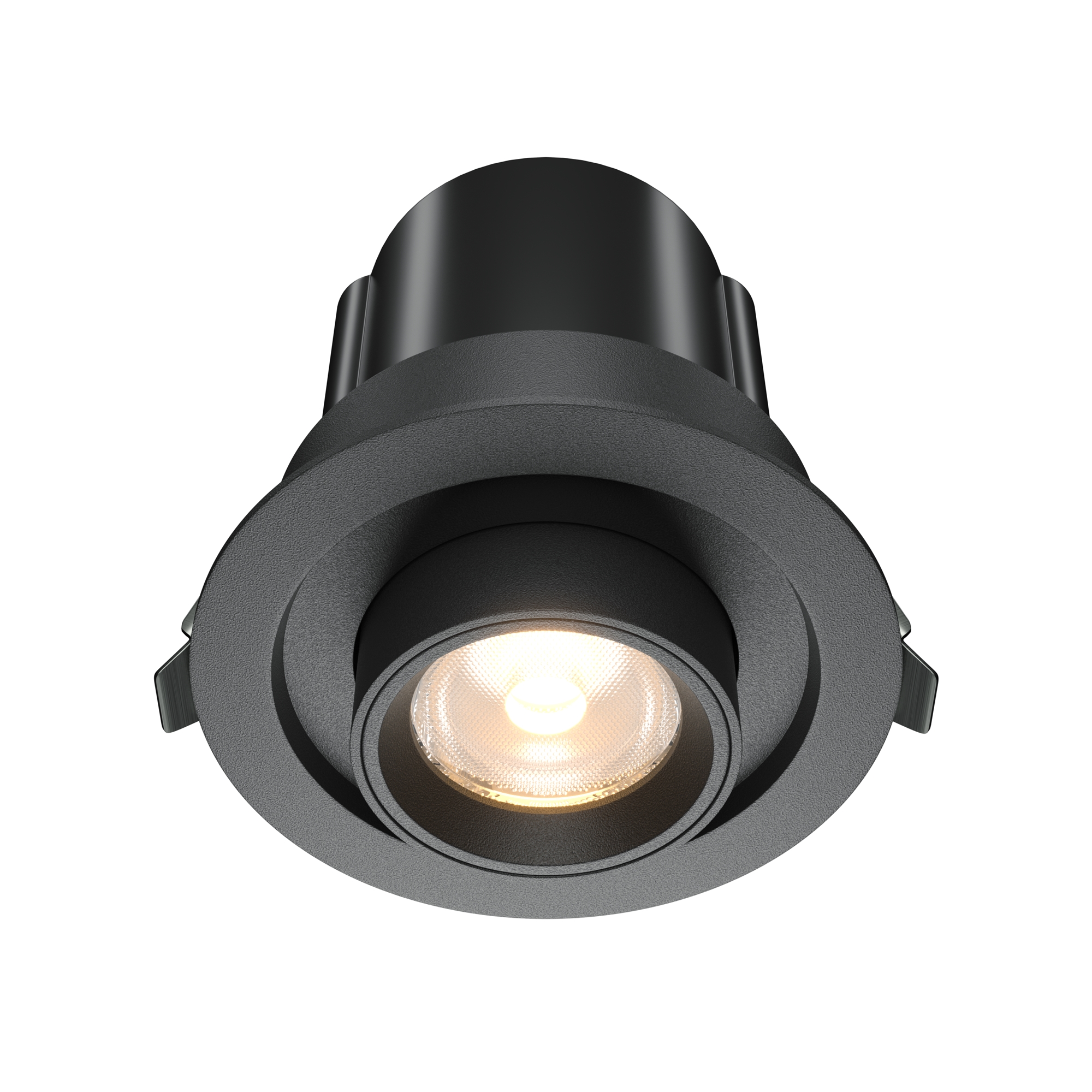 Produse - Corp de iluminat încastrat HIDDEN, Aluminiu și plastic Negru, 10W, MAYTONI DL095-01-10W3K-B