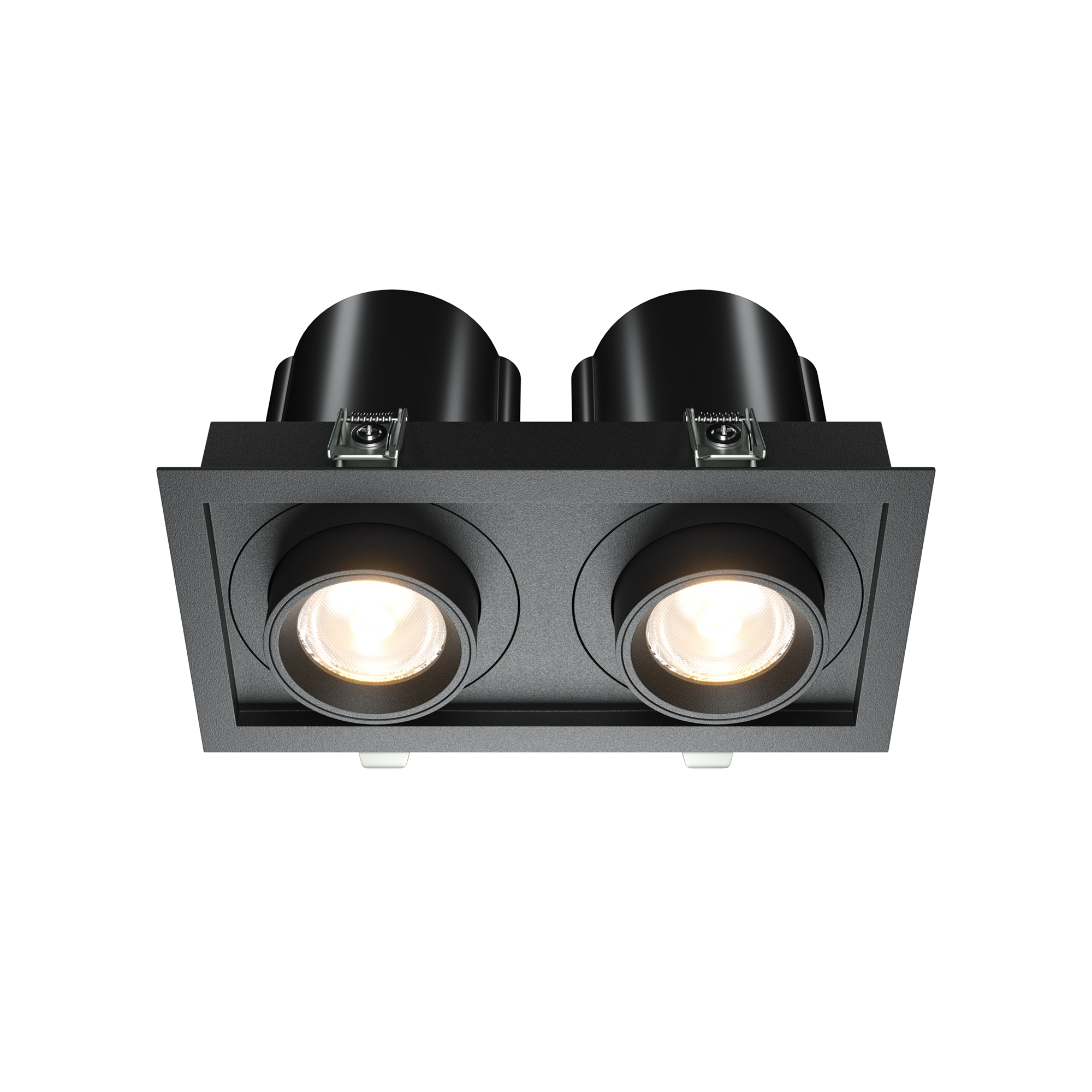 Produse - Corp de iluminat încastrat HIDDEN, Aluminiu și plastic Negru, 20W, MAYTONI DL095-02-10W3K-B