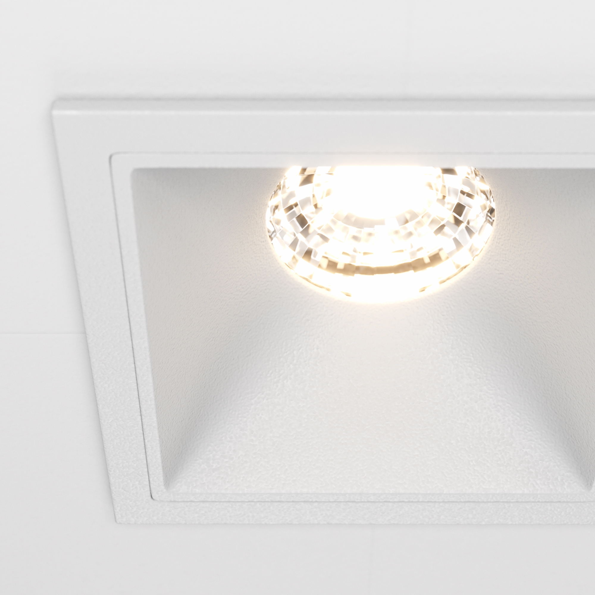 Corp de iluminat încastrat Alfa LED, Aluminiu și plastic Alb, 10W, MAYTONI DL043-01-10W3K-D-SQ-W [7]