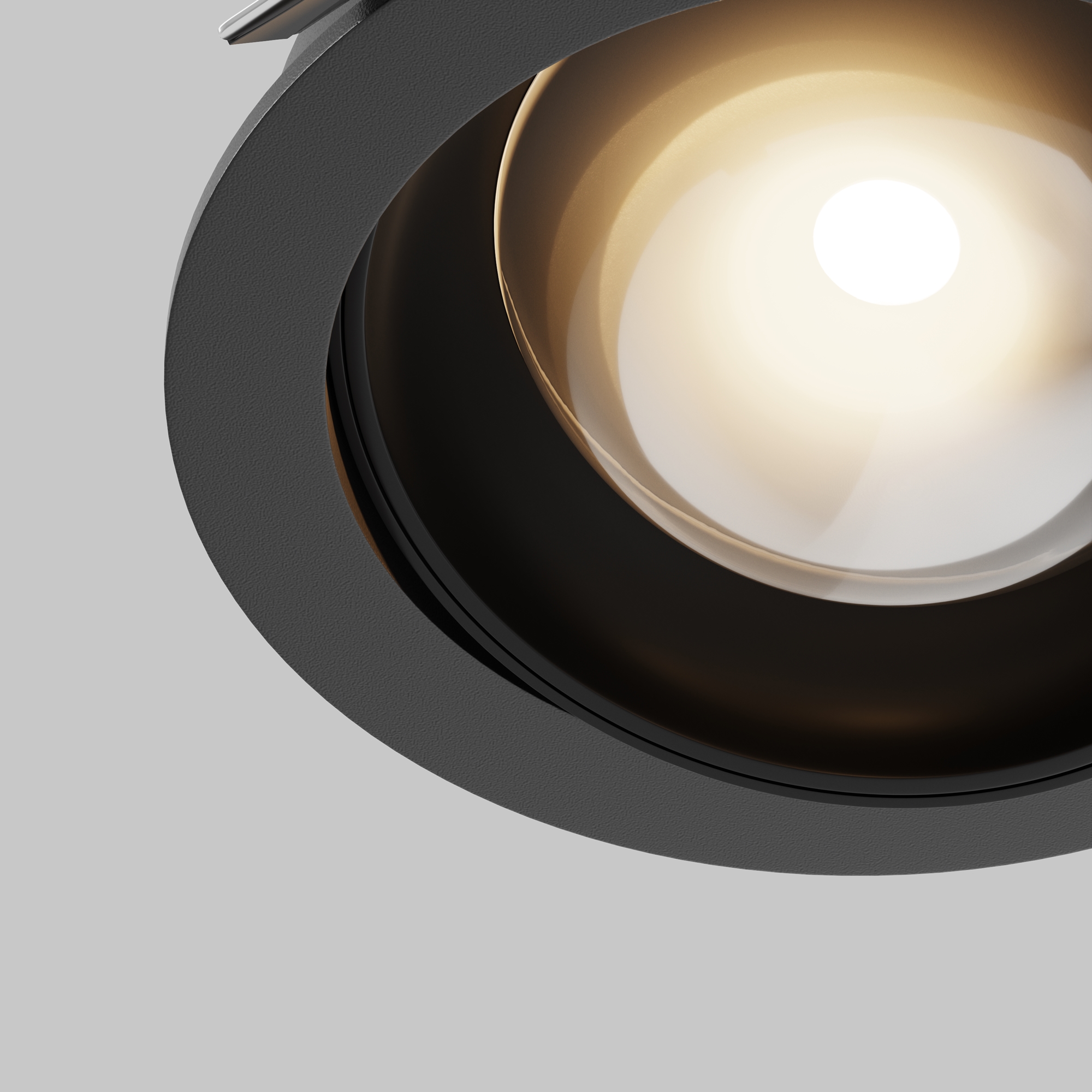 Corp de iluminat încastrat Lentilă Negru Aluminiu 12W MAYTONI DL105-12W3K-B [10]