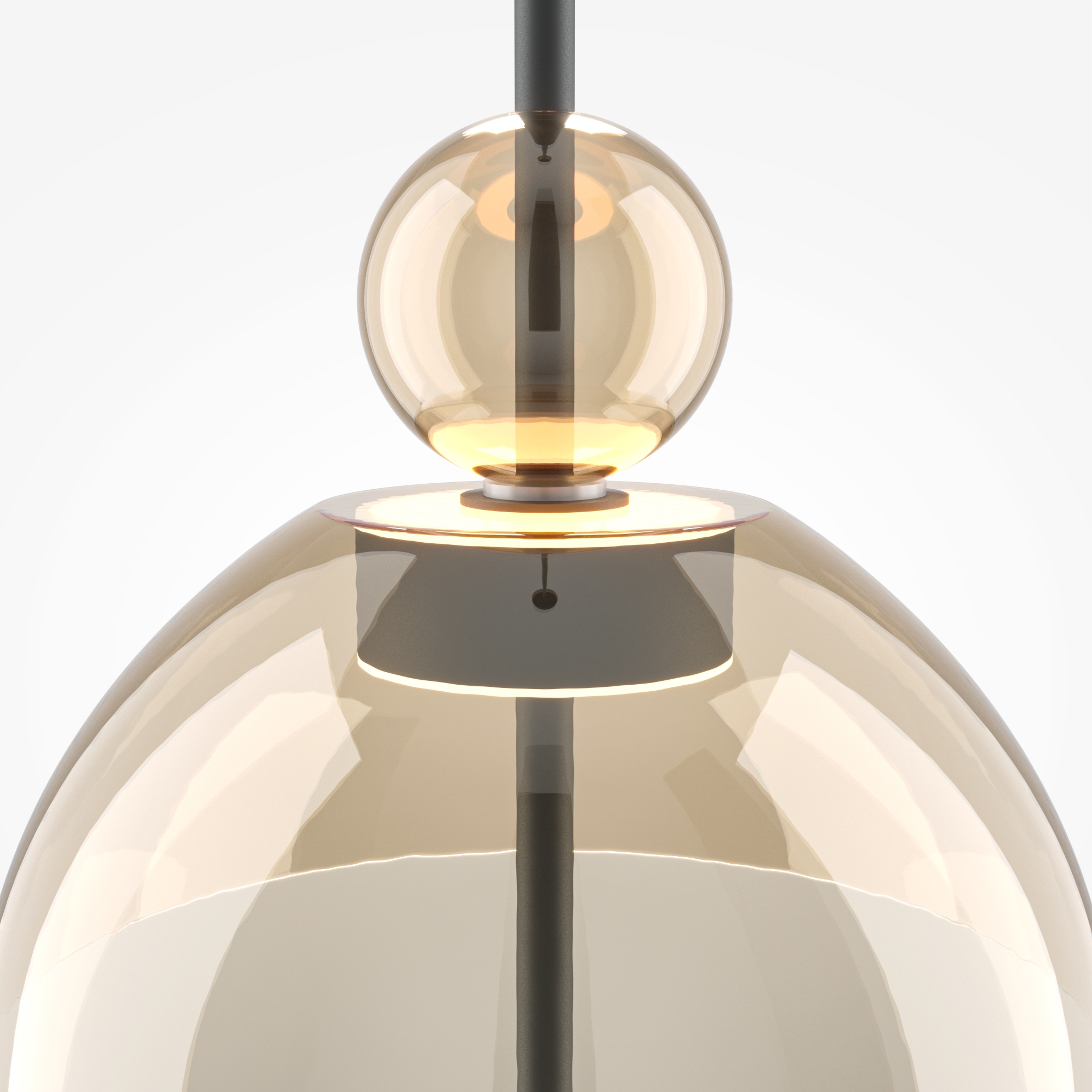 Corp de iluminat suspendat Bangkok, Metal Negru, 12W, MAYTONI MOD185PL-L12CG3K1 [8]