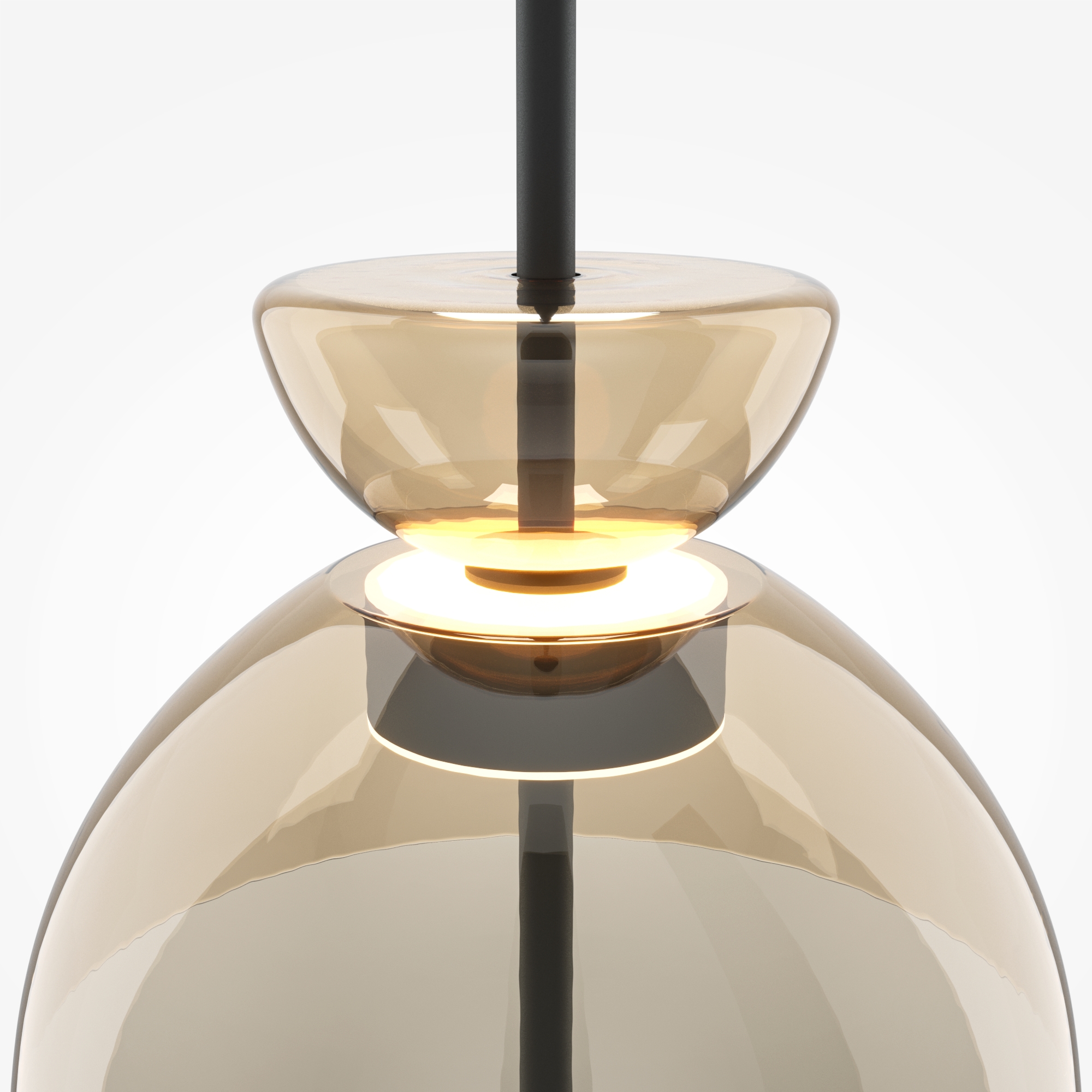 Corp de iluminat suspendat Bangkok, Metal Negru, 12W, MAYTONI MOD185PL-L12CG3K2 [8]