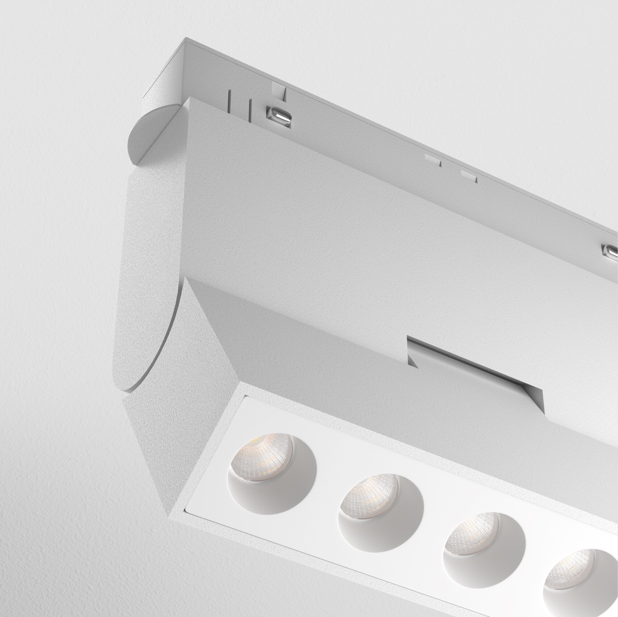 Corp de iluminat pe șină Points rota, Aluminiu Alb, 12W, MAYTONI TR033-4-12WTW-DD2-W [9]