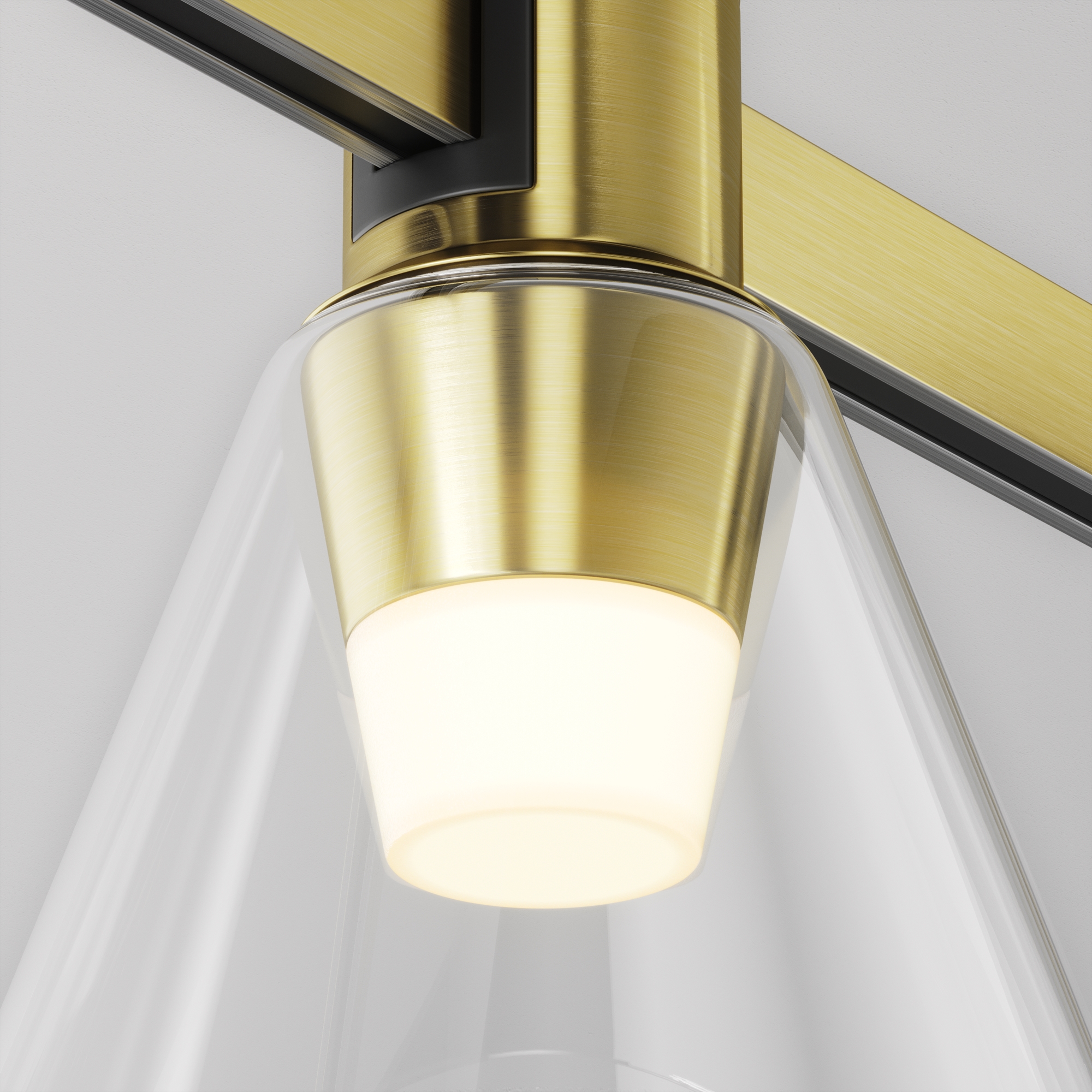 Corp de iluminat pe șină Bianca, Aluminiu Alamă, 3W, MAYTONI TR147-1-3W2.7K-BS-DE [9]