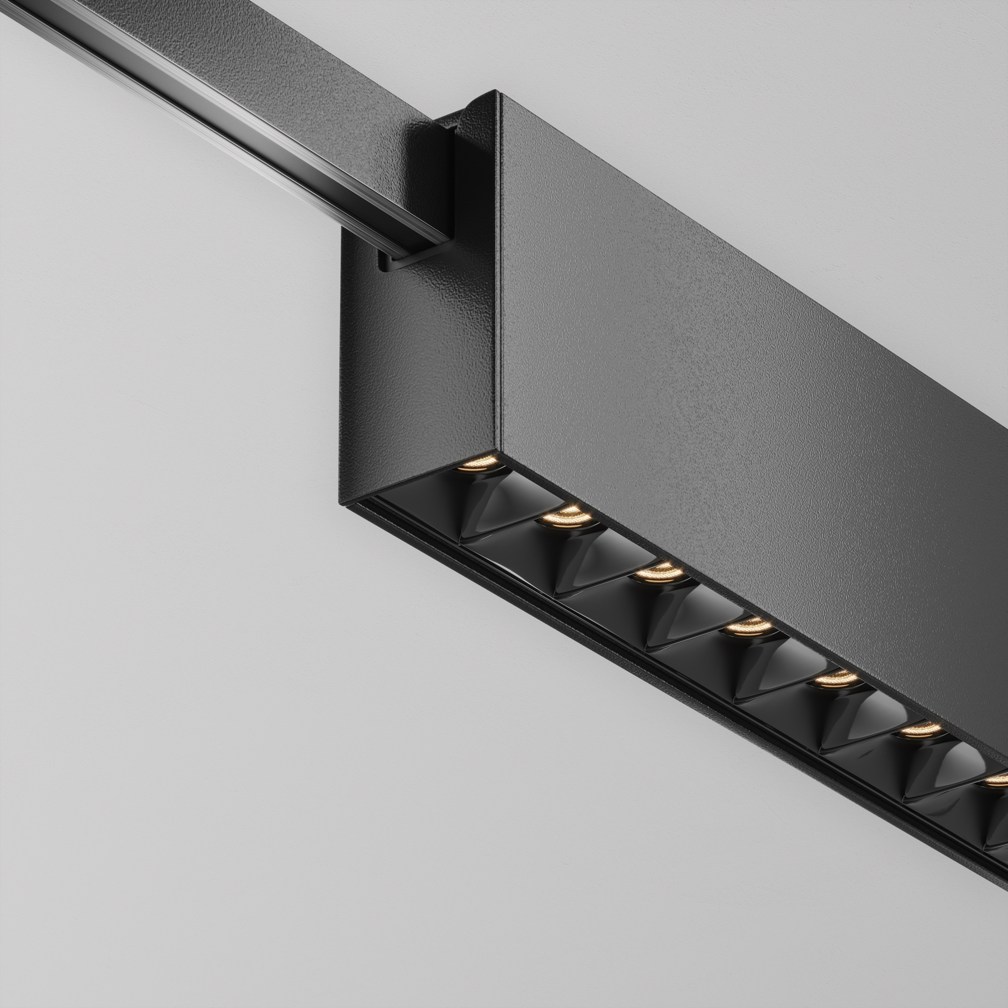 Corp de iluminat pe șină Points Negru Aluminiu 12W MAYTONI TR150-1-12W3K-M-B-DE [10]