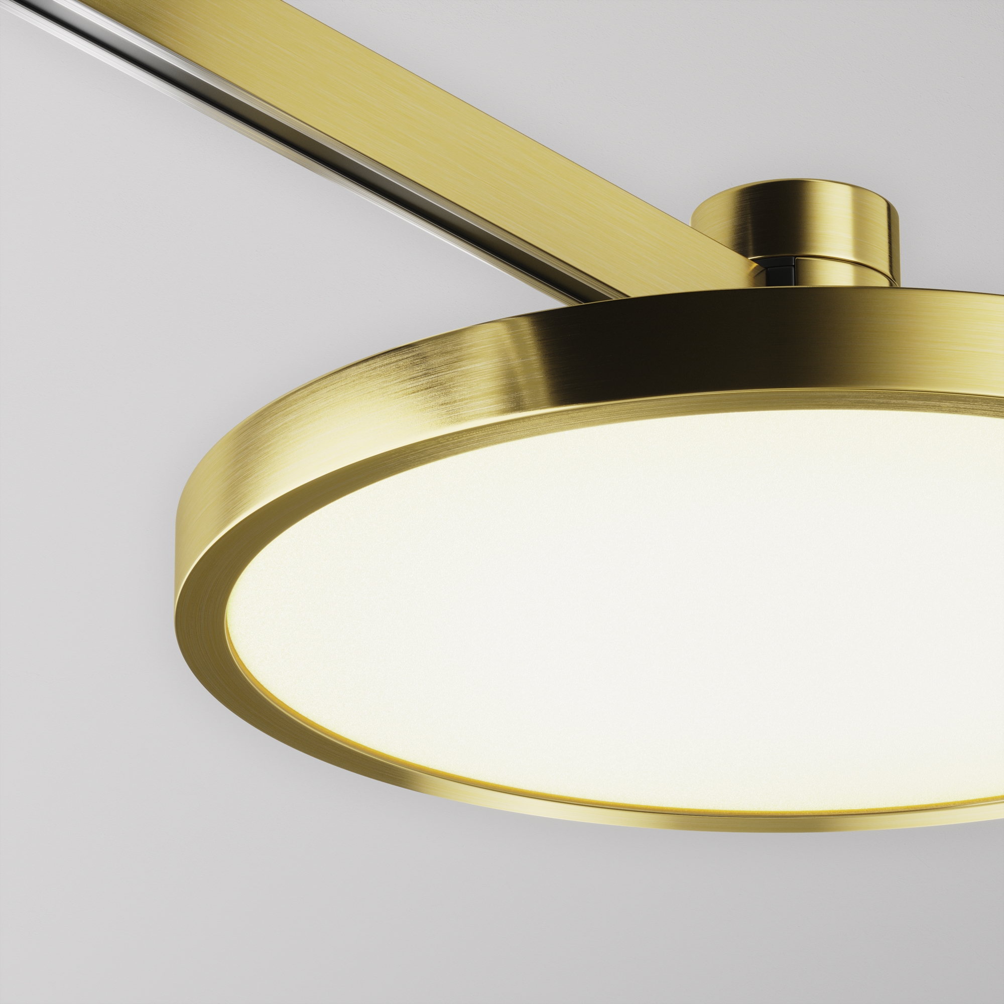 Corp de iluminat pe șină Plato, Aluminiu Alamă, 10W, MAYTONI TR153-1-10W2.7K-BS-DE [9]