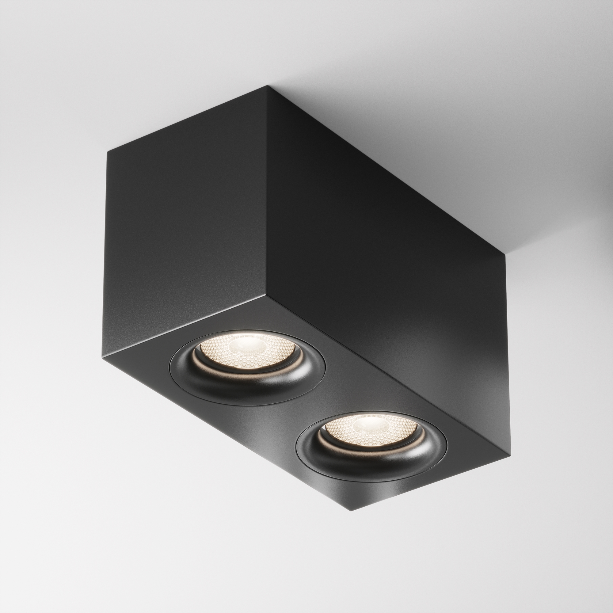 Produse - Plafonieră Slim, Aluminiu Negru, 10W, MAYTONI C013CL-02B