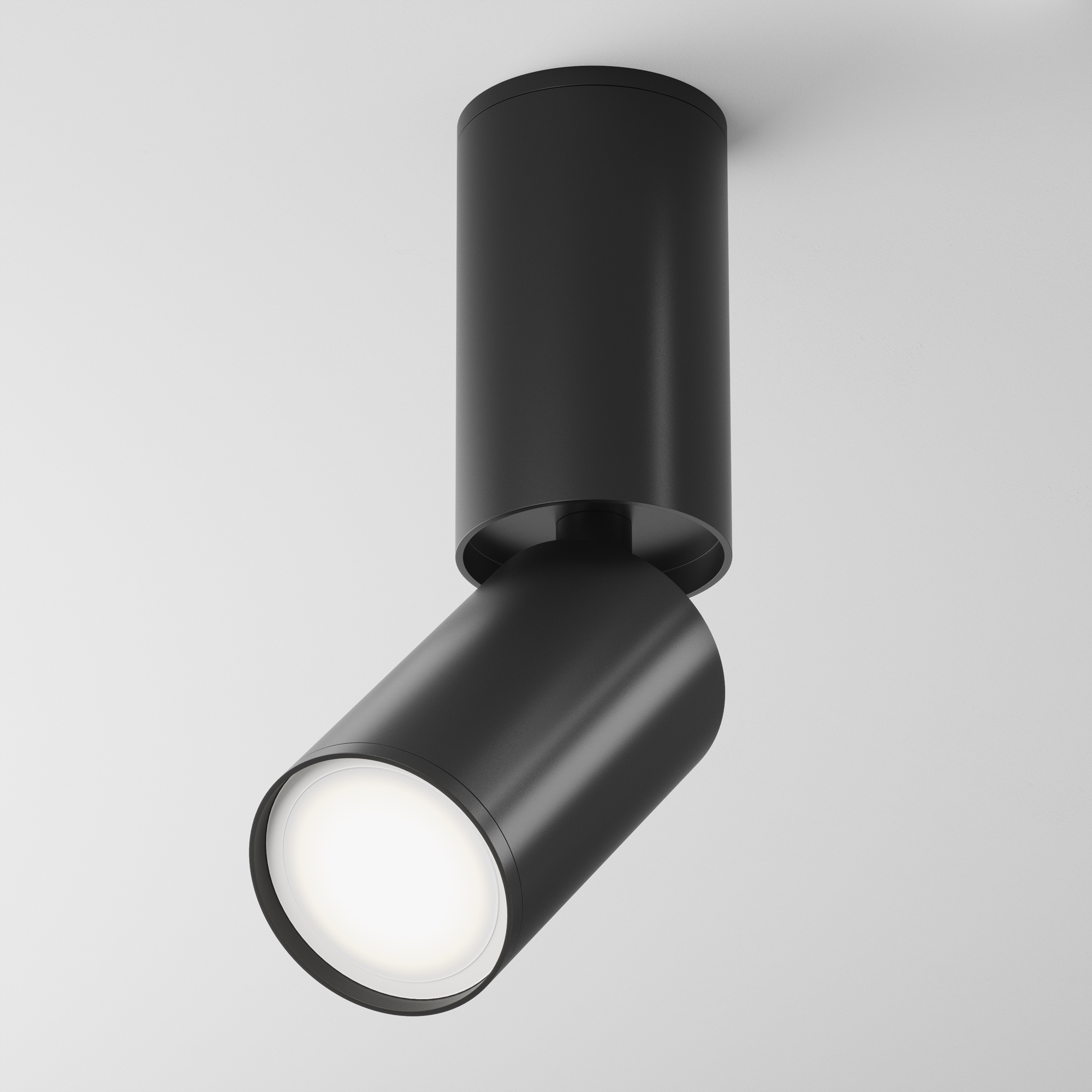 Produse - Plafonieră FOCUS S, Aluminiu Negru, 10W, MAYTONI C051CL-01B