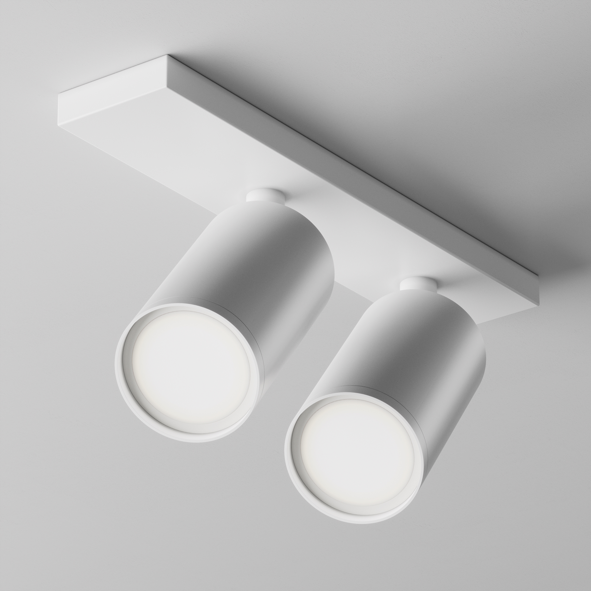 Produse - Plafonieră FOCUS S, Aluminiu Alb, 10W, MAYTONI C051CL-U-2W