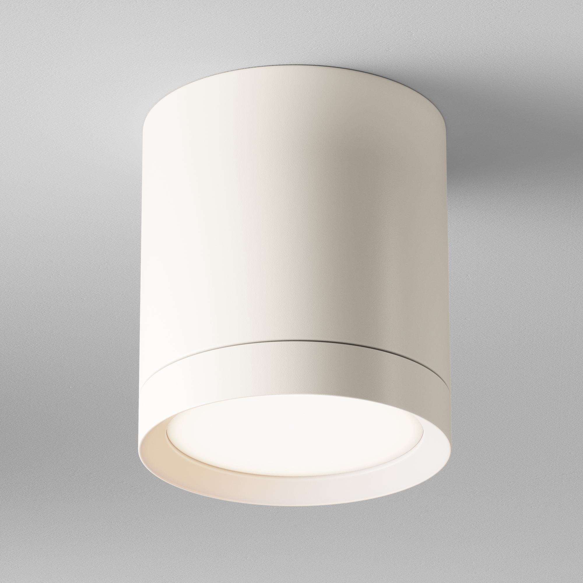 Produse - Plafonieră HOOP, Aluminiu și plastic Alb, 12W, MAYTONI C086CM-GX53-MRD-W
