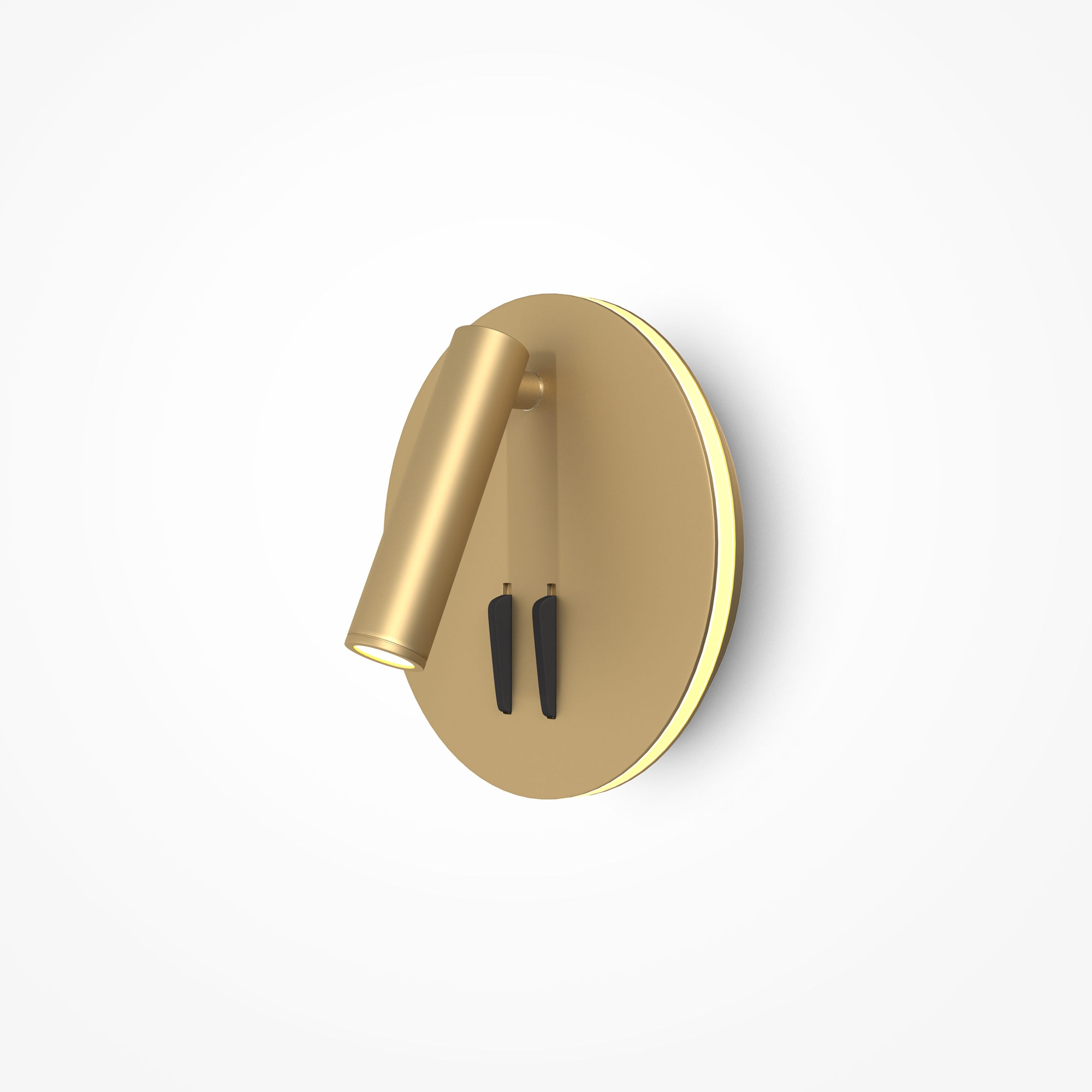 Produse - Aplică de perete Ios 176, Aluminiu Auriu mat, 9W, MAYTONI C176-WL-01-6W-MG