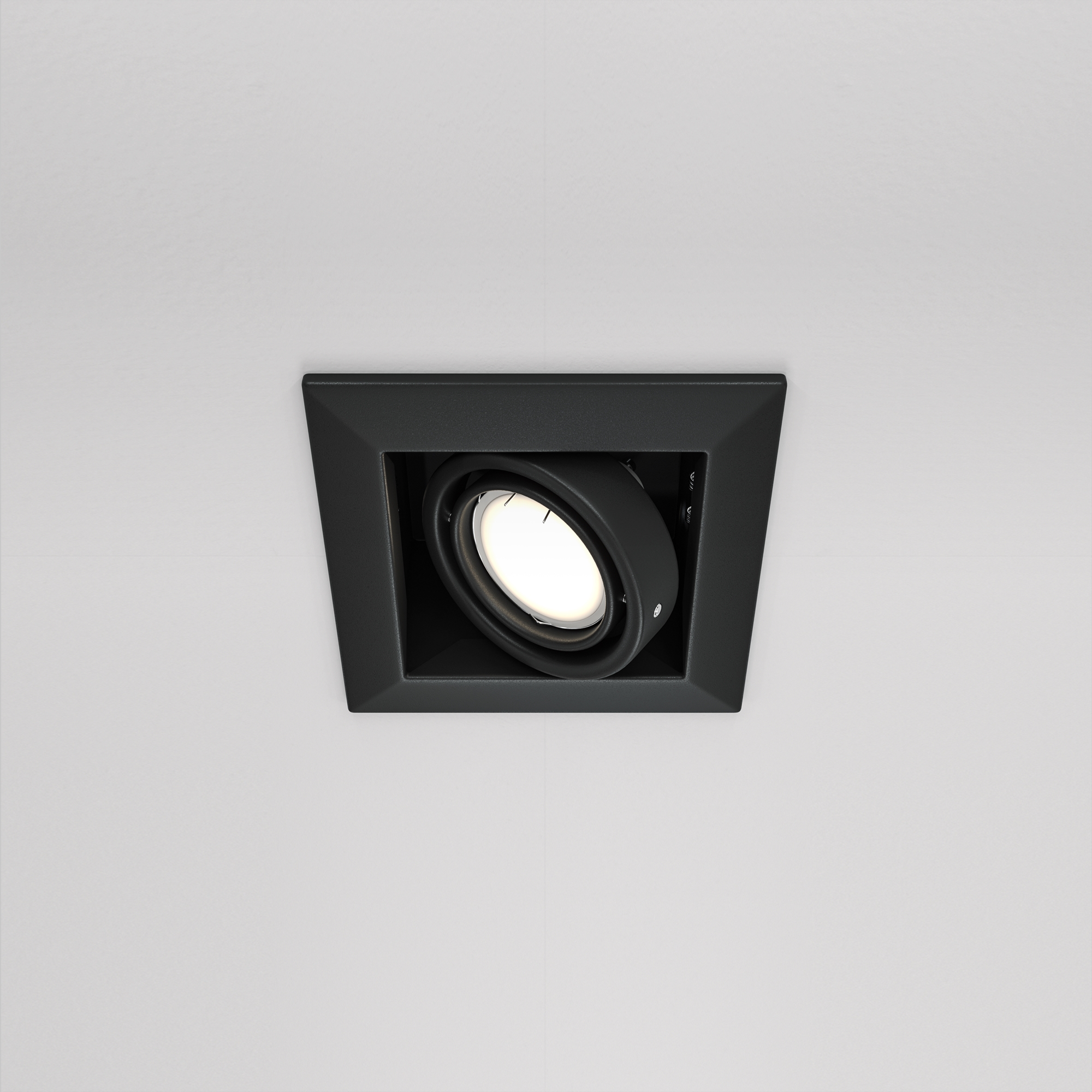 Spoturi încastrate - Corp de iluminat încastrat Metal Modern, Metal Negru, 10W, MAYTONI DL008-2-01-B