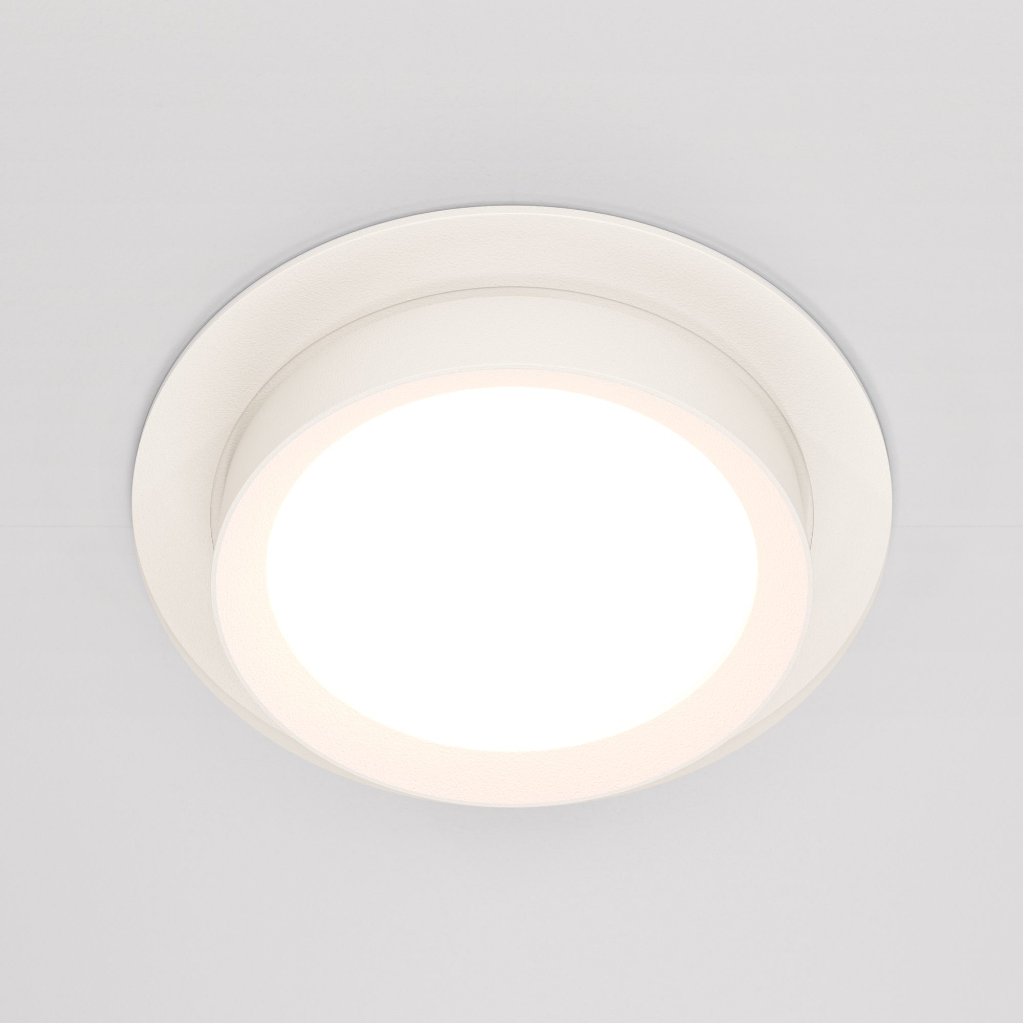 Corp de iluminat încastrat HOOP, Aluminiu și plastic Alb, 12W, MAYTONI DL086-GX53-RD-W [4]