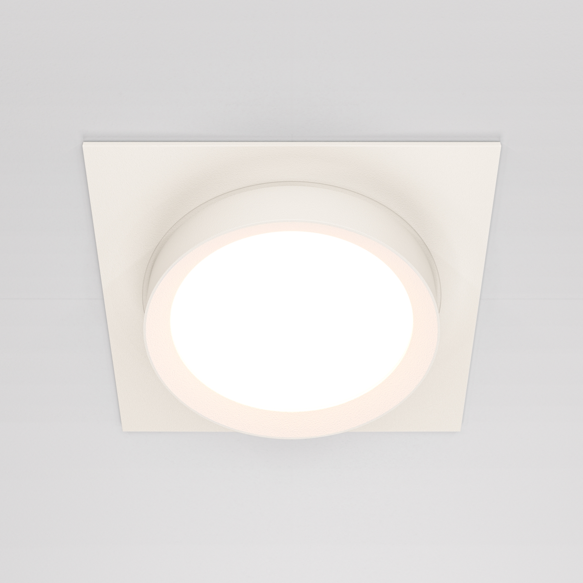 Corp de iluminat încastrat HOOP, Aluminiu și plastic Alb, 12W, MAYTONI DL086-GX53-SQ-W [5]