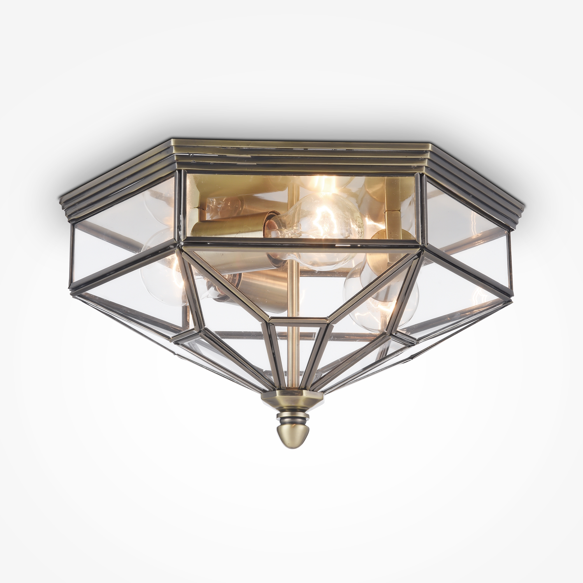 Produse - Plafonieră Zeil, Metal Bronz, 60W, MAYTONI H356-CL-03-BZ