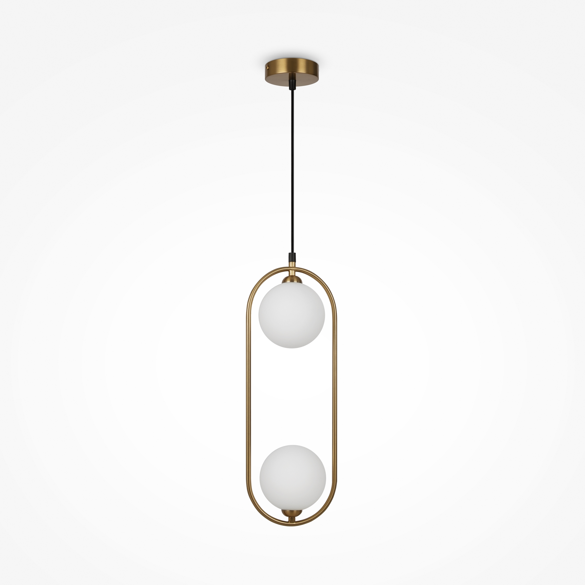 Pendule - Corp de iluminat suspendat Inel, Metal Alamă, 25W, MAYTONI MOD013PL-02BS1