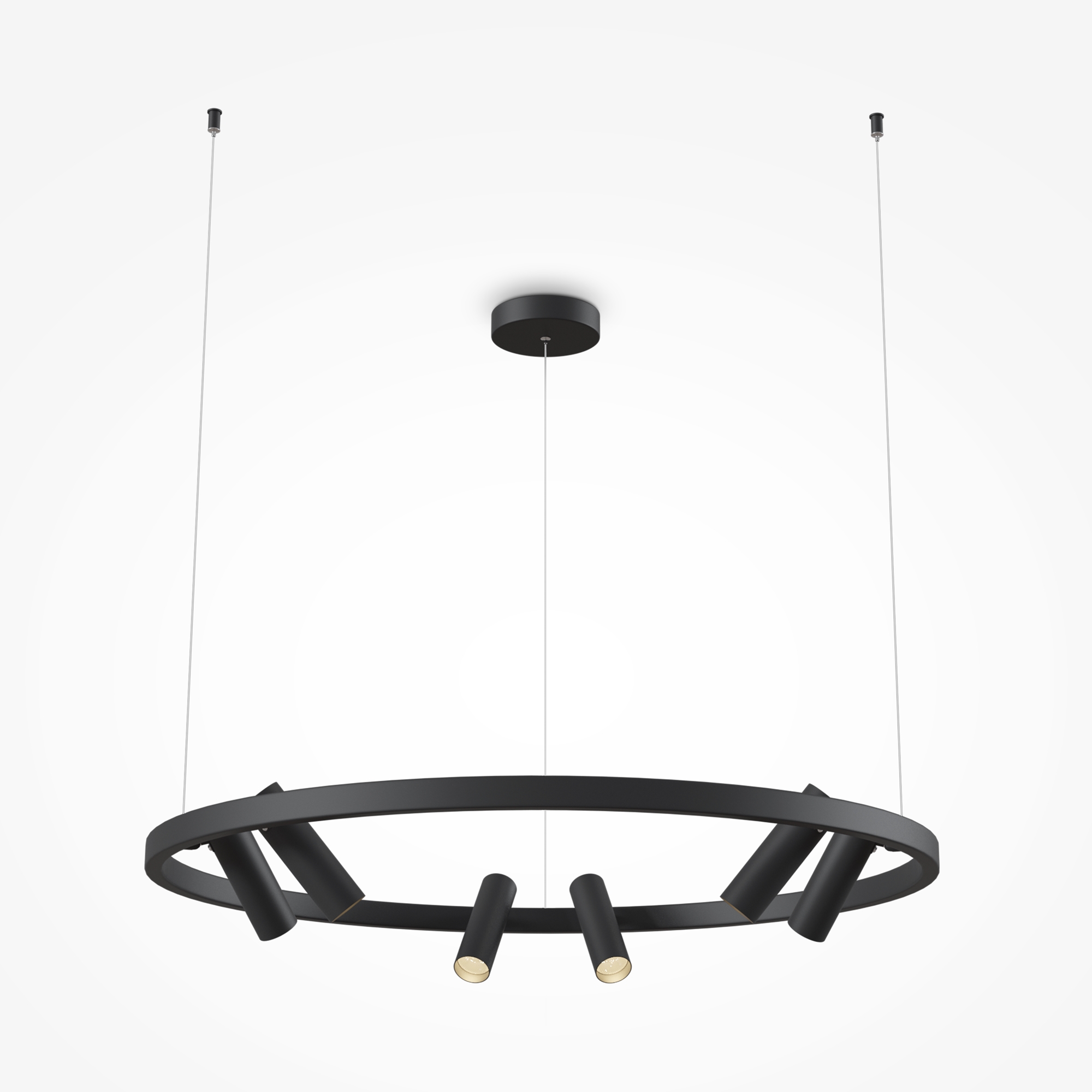 Produse - Corp de iluminat suspendat SATELLITE, Metal și acril Alb, 42W, Maytoni MOD102PL-L42B