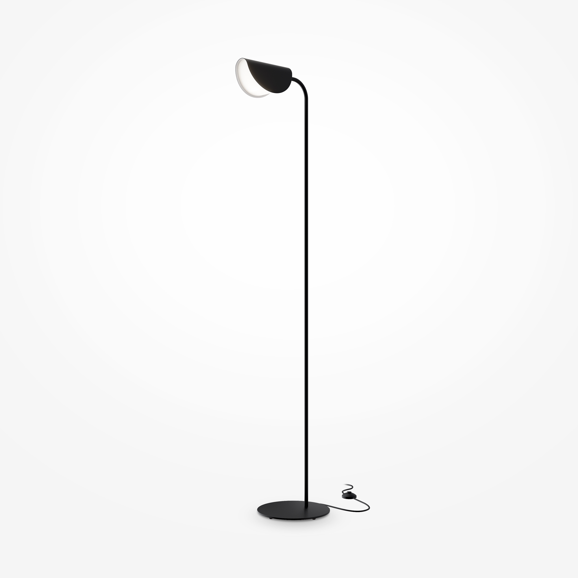 Promotii - Lampadar Mollis, Metal Negru, 7W, MAYTONI MOD126FL-01B